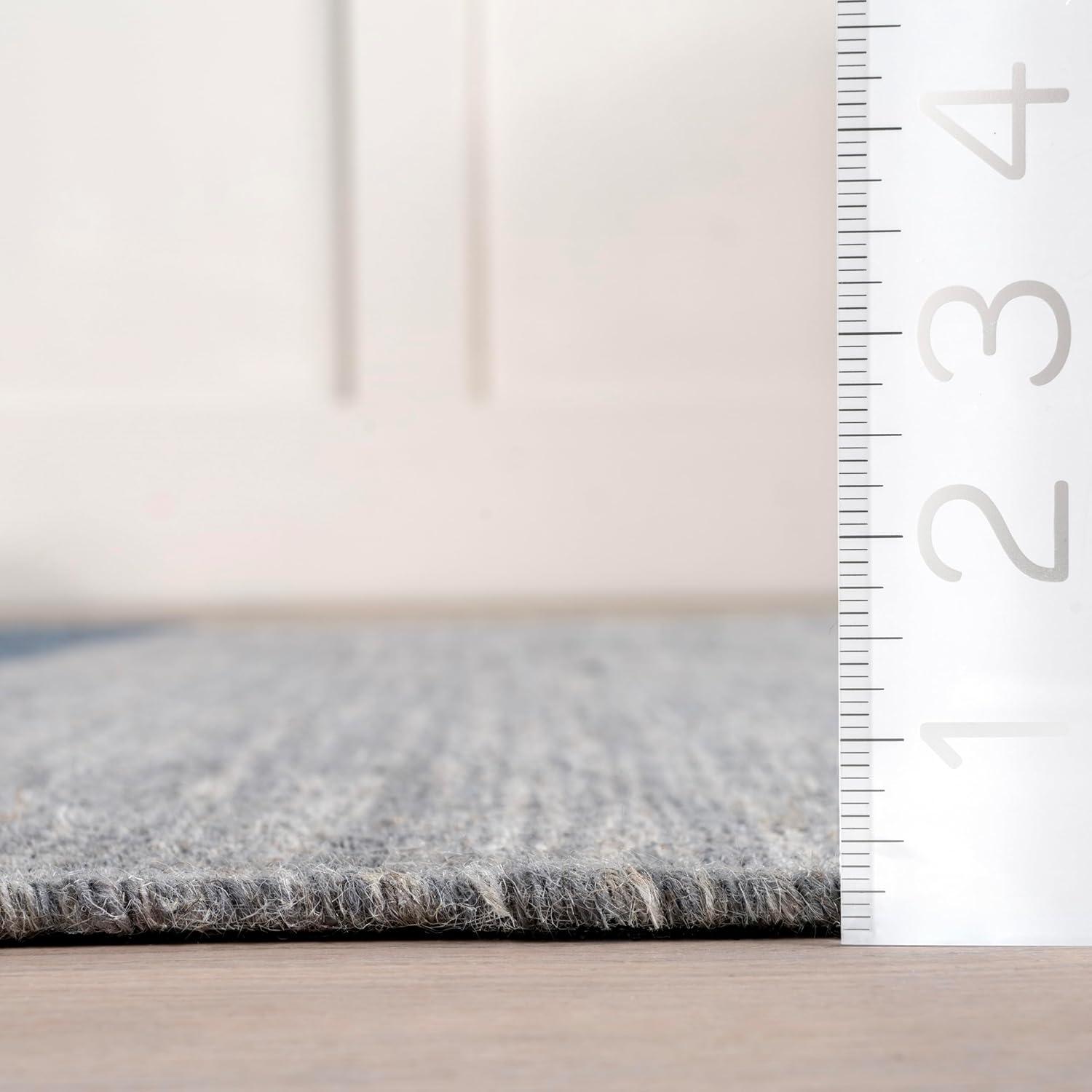 Hurley Plaid Wool Area Rug