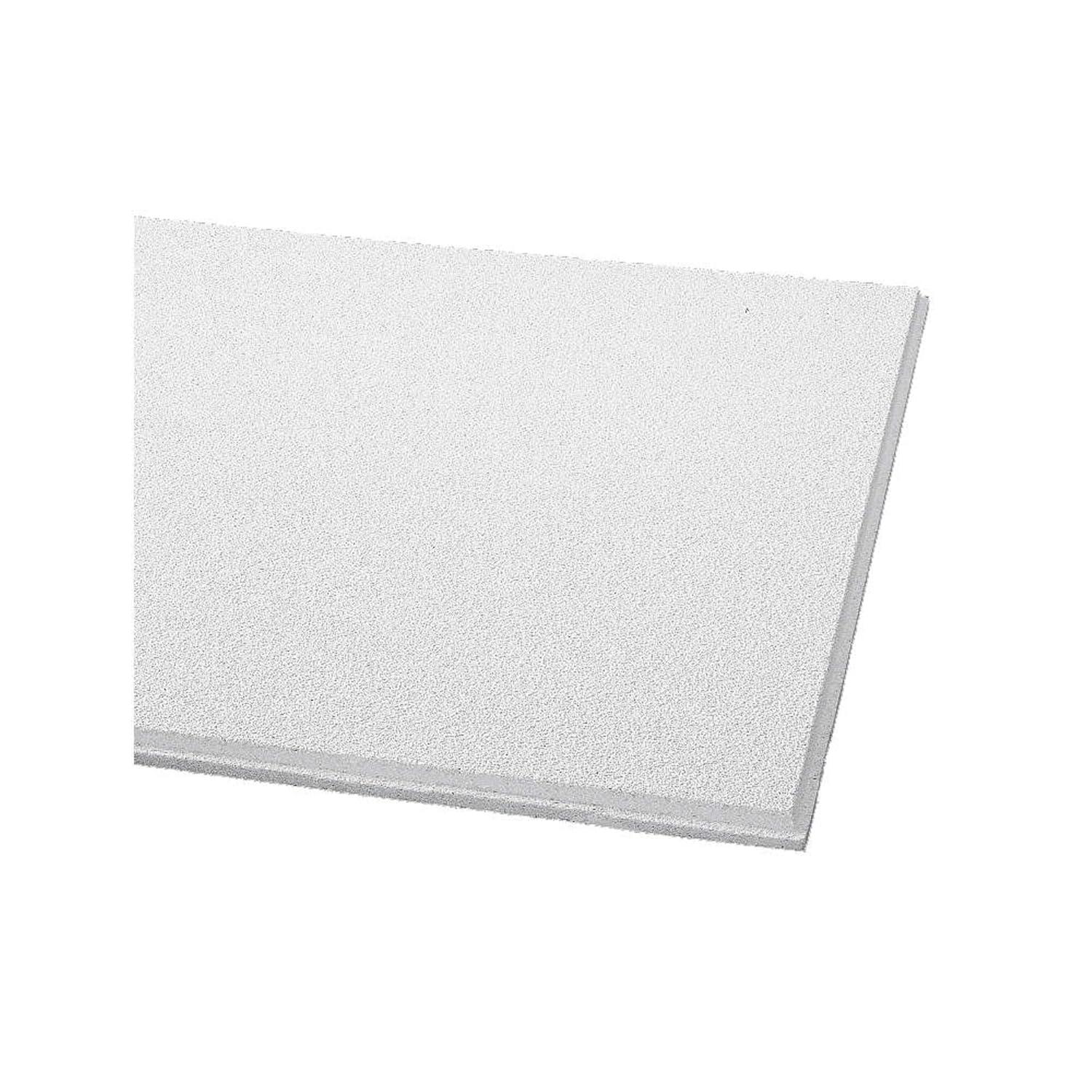 Armstrong 2x2 DUNE Acoustic Ceiling Tiles for Suspended Ceiling Grids, 16-tiles per pack, White