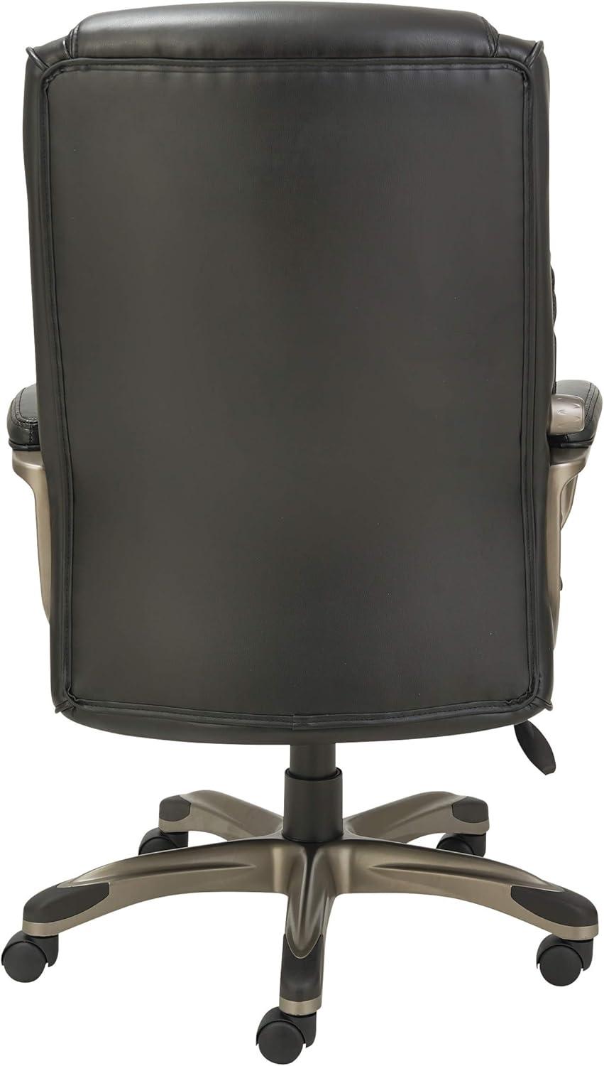 Alera Office Desk Chair, High-Back, Black/Graphite