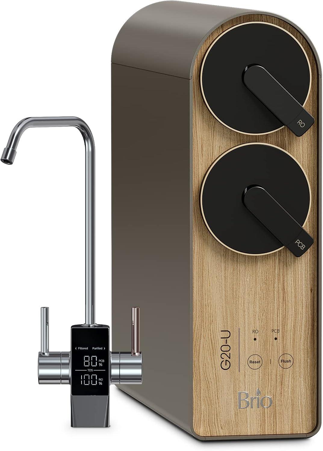 BRIO Tankless Commercial Reverse Osmosis System 700 GPD Wood