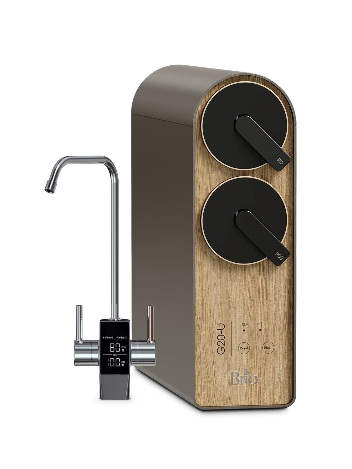 BRIO Tankless Commercial Reverse Osmosis System 700 GPD Wood