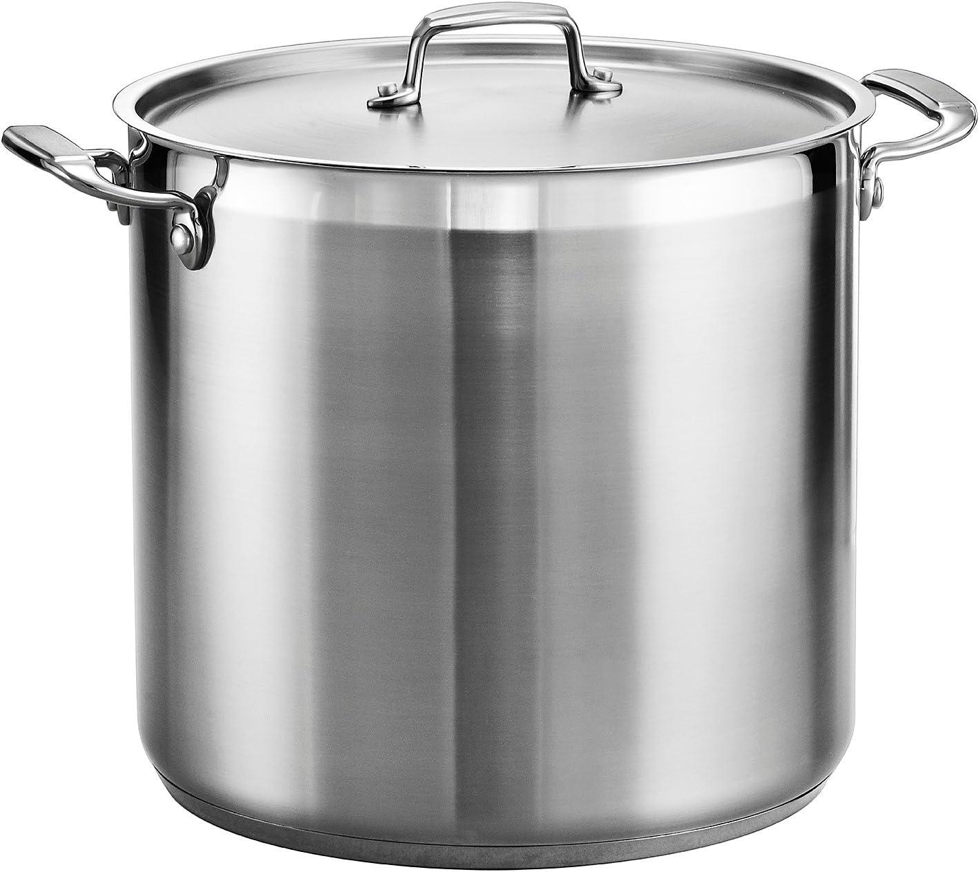 Tramontina Gourmet 20-Quart Covered Stainless Steel Stock Pot