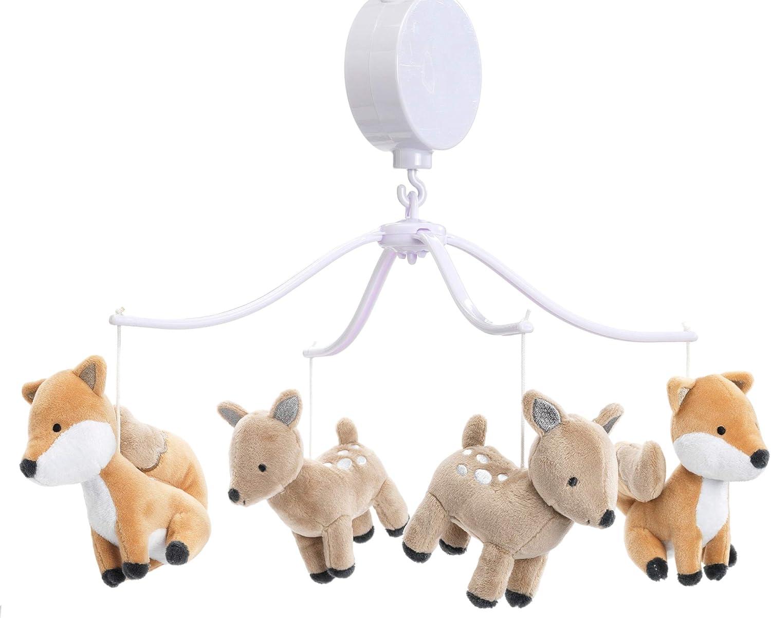 Bedtime Originals Deer Park Musical Baby Crib Mobile Soother Toy - Woodland