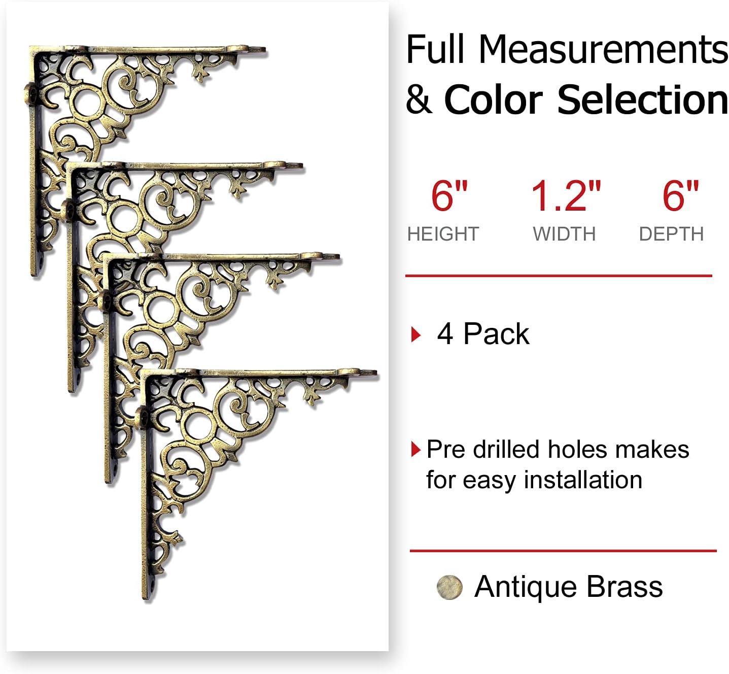 NACH Scroll Shelf Bracket (Set of 4)