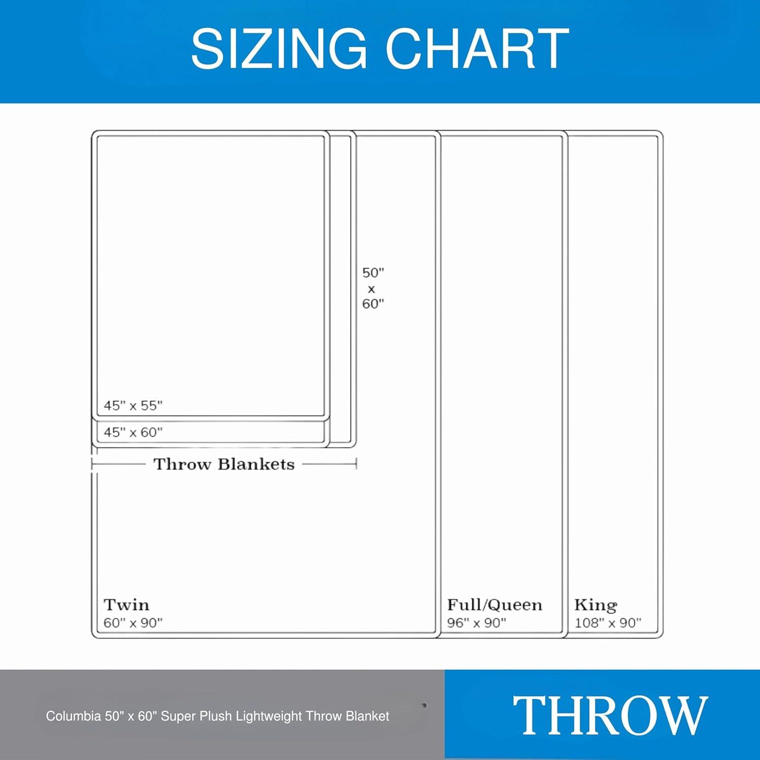 Columbia Super Soft Plush Fleece Throw Blanket Color: Dark Stone Size: N/A