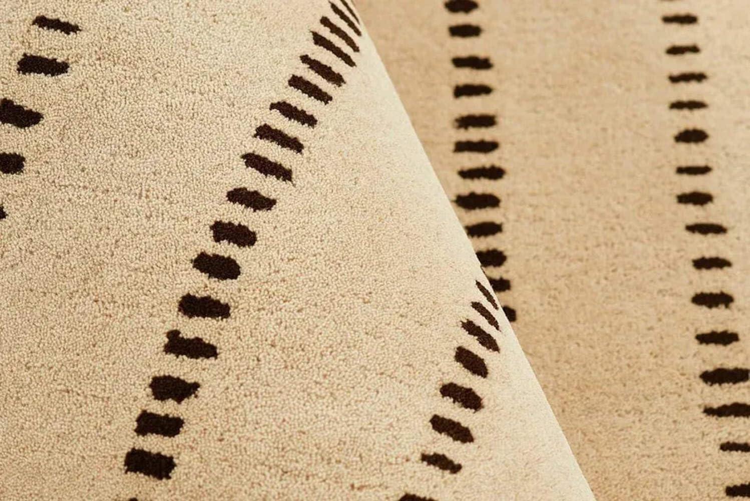 Posey Hand-Tufted Wool Rug - Ivory / 3'6" x 5'6"