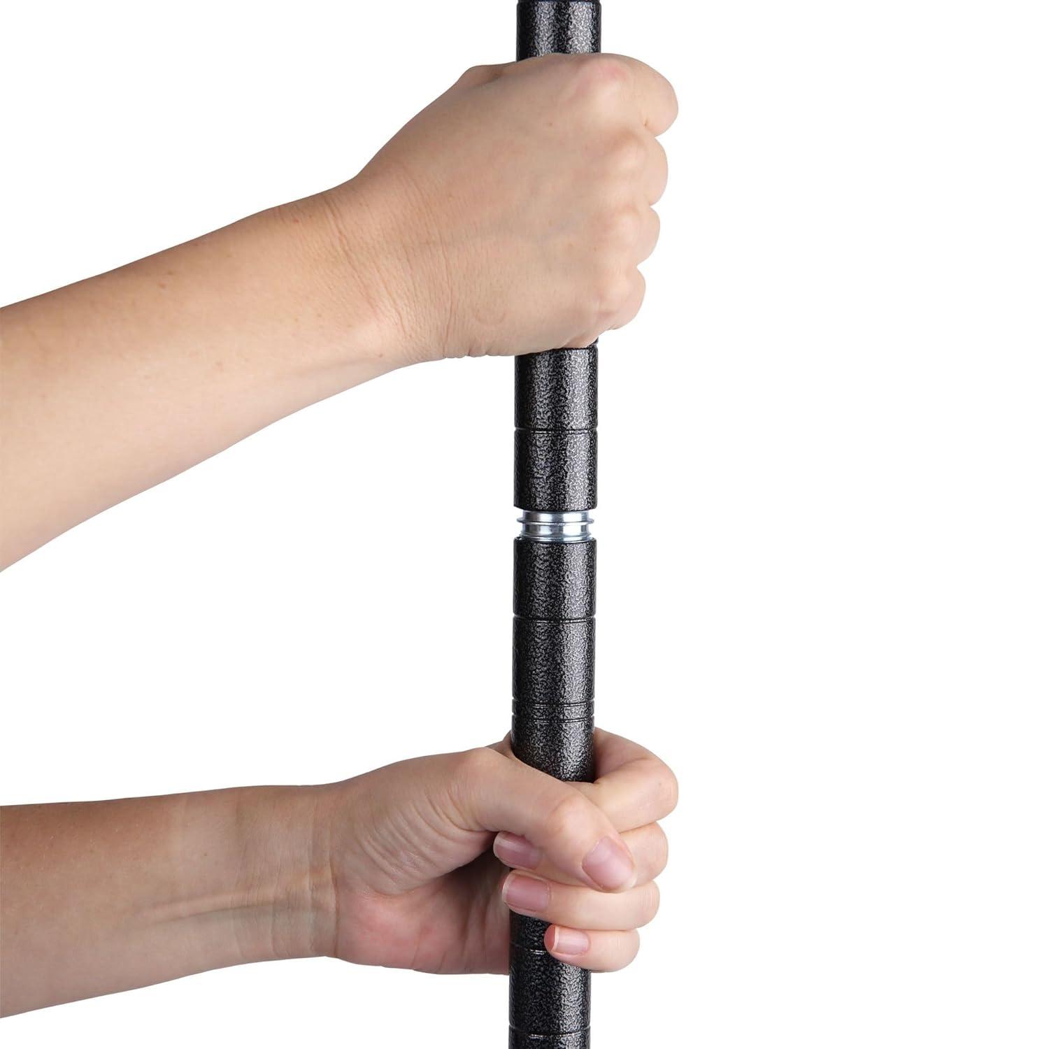 Alera ALESW206024BA 60 in. x 24 in. x 72 in. 4-Shelf All-Purpose Wire Shelving Starter Kit - Black Anthracite Plus