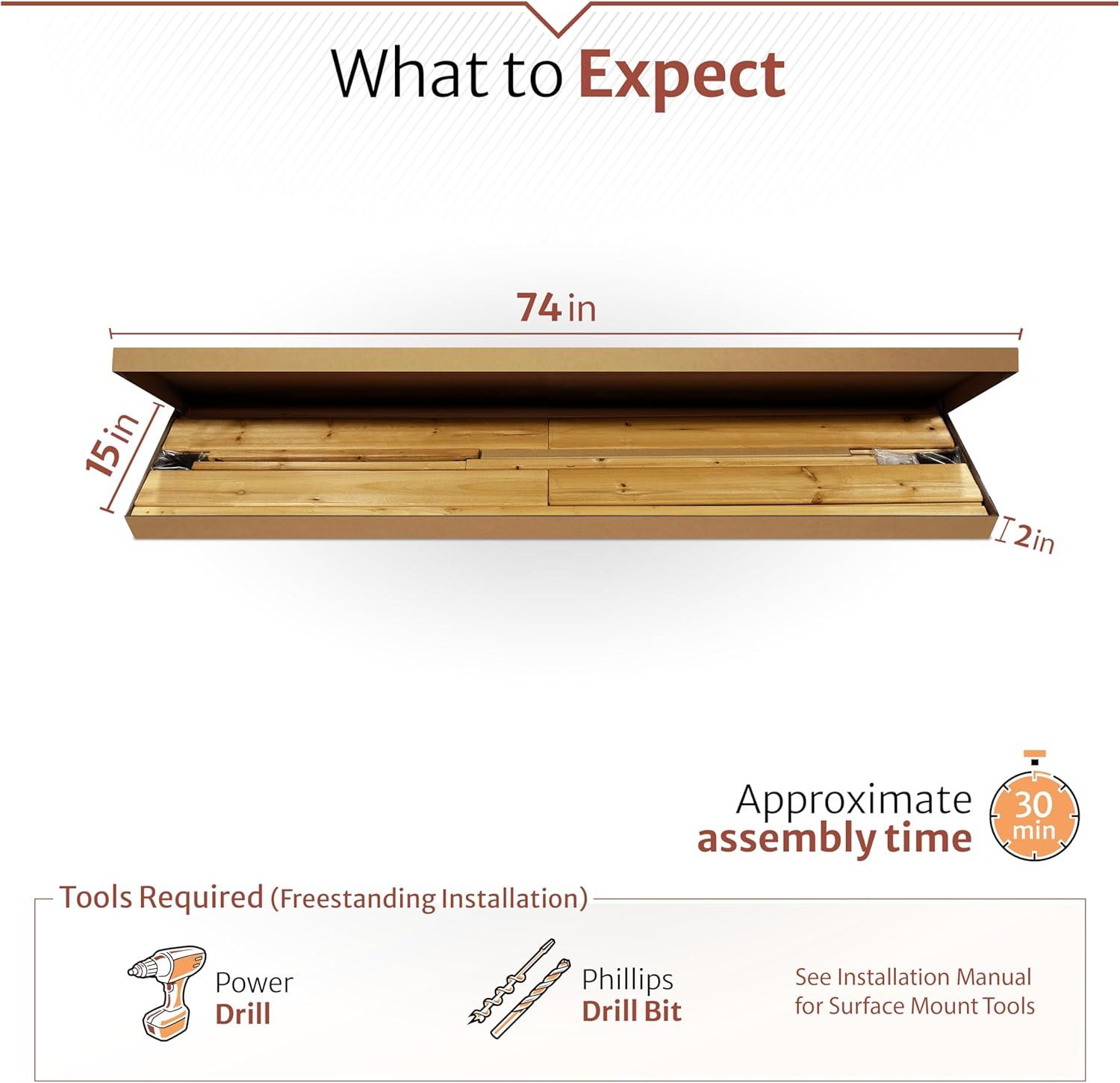 Enclo 6.1ft H x 3.1ft W (1 Panel) Freestanding or Surface Mounted Enclo Sierra Privacy Screen, Wood Fence Screen, Outdoor or Indoor Decorative Privacy Panel, Great for Balcony, Patio, Deck, EC18031