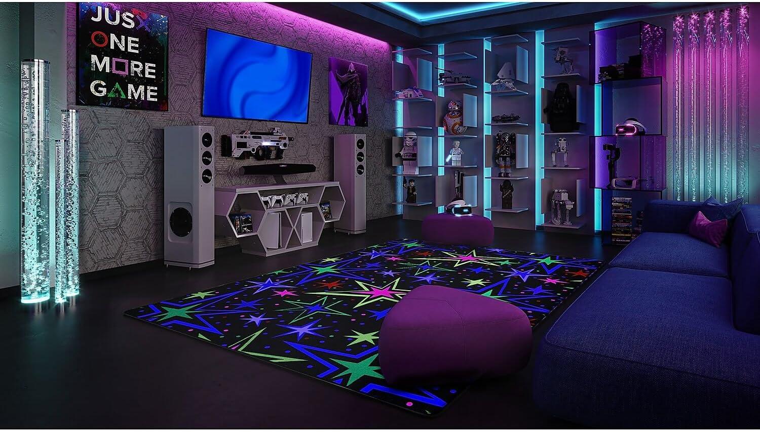 Joy Carpets Kapow Fluorescent Area Rug