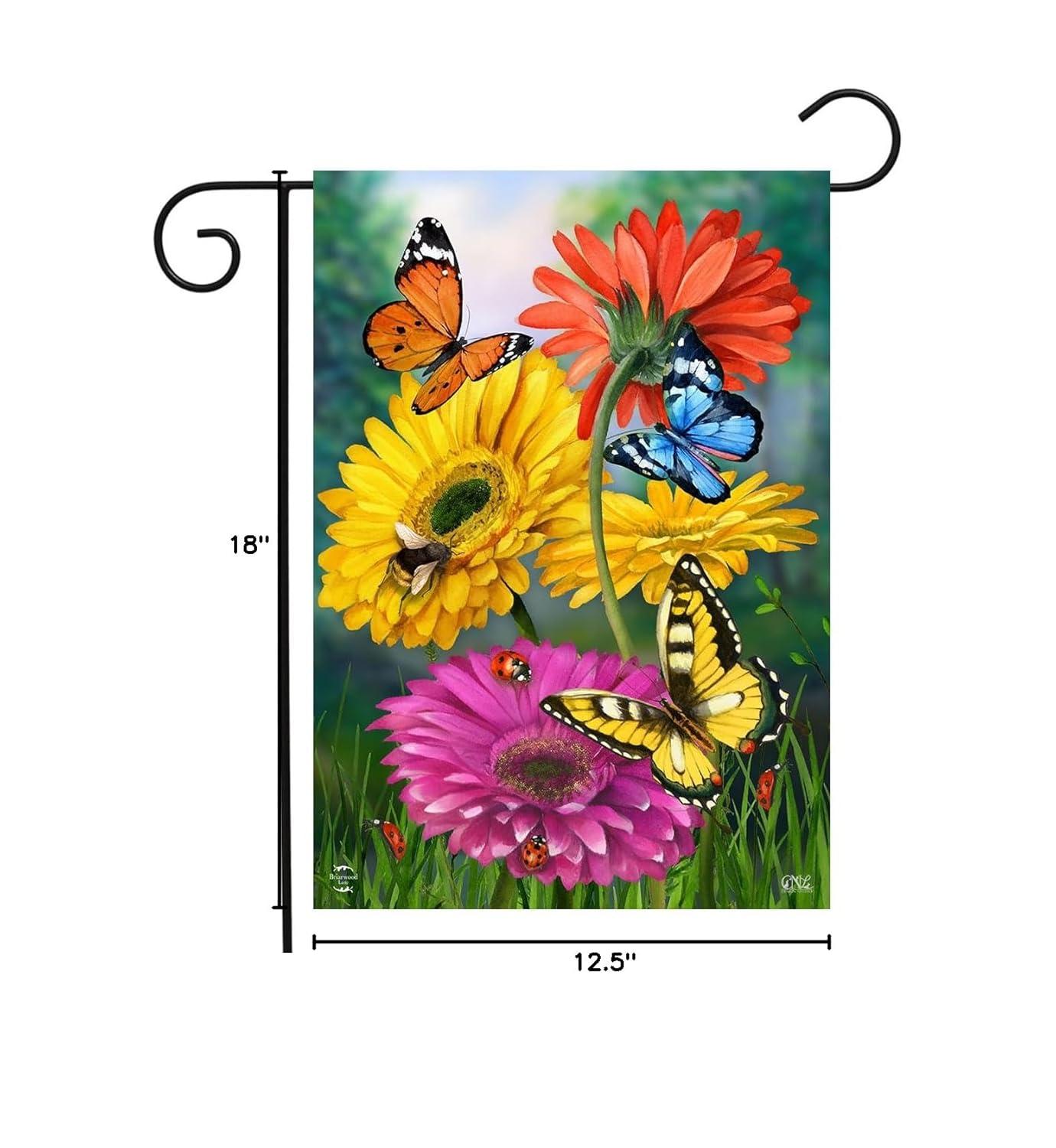 Briarwood Lane Garden Flag 12x18 For Outdoor White Magnolias Spring For Spring Garden Flag Flags For Outside