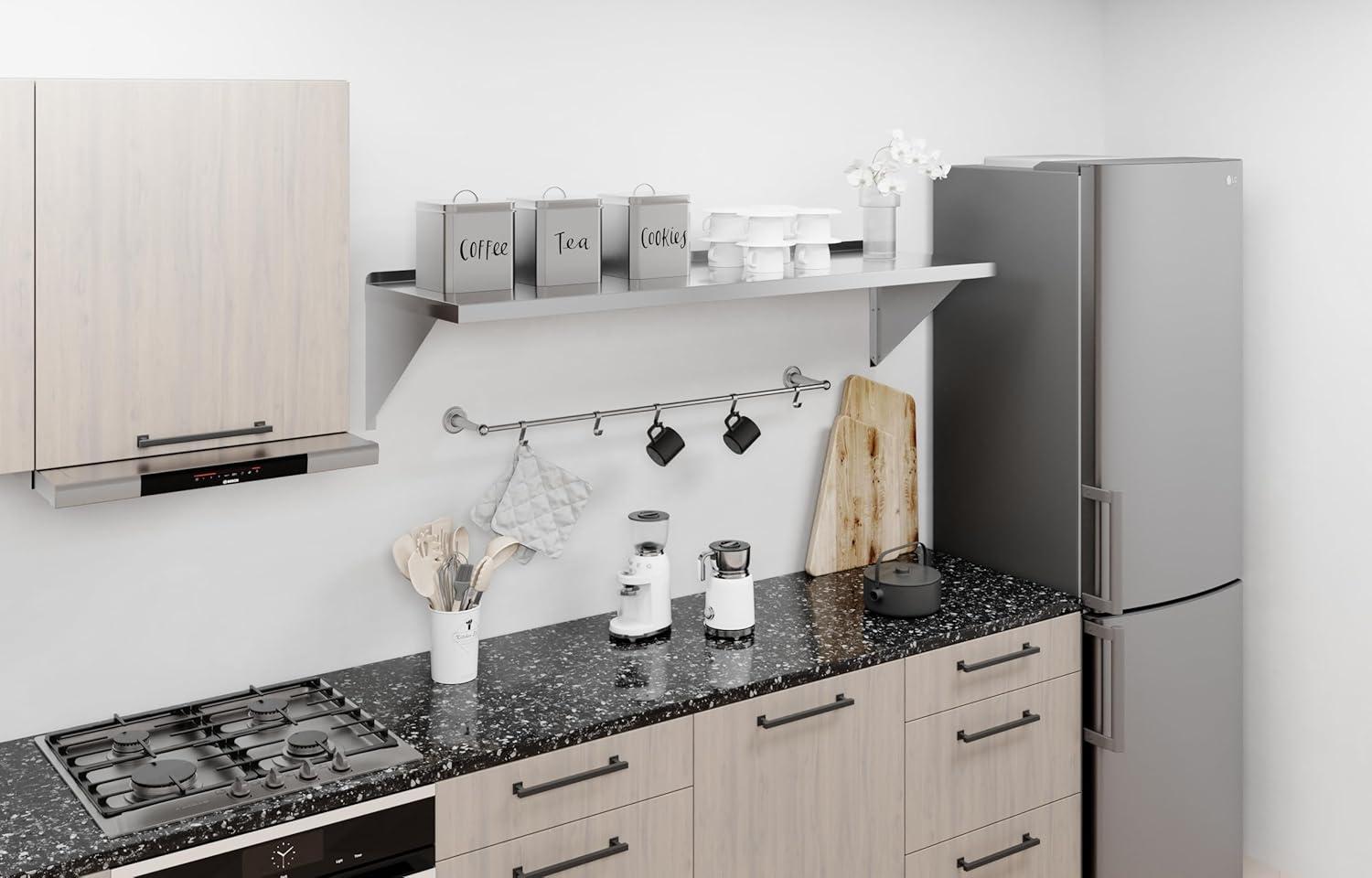 Amgood Stainless Steel Wall Mount Shelf