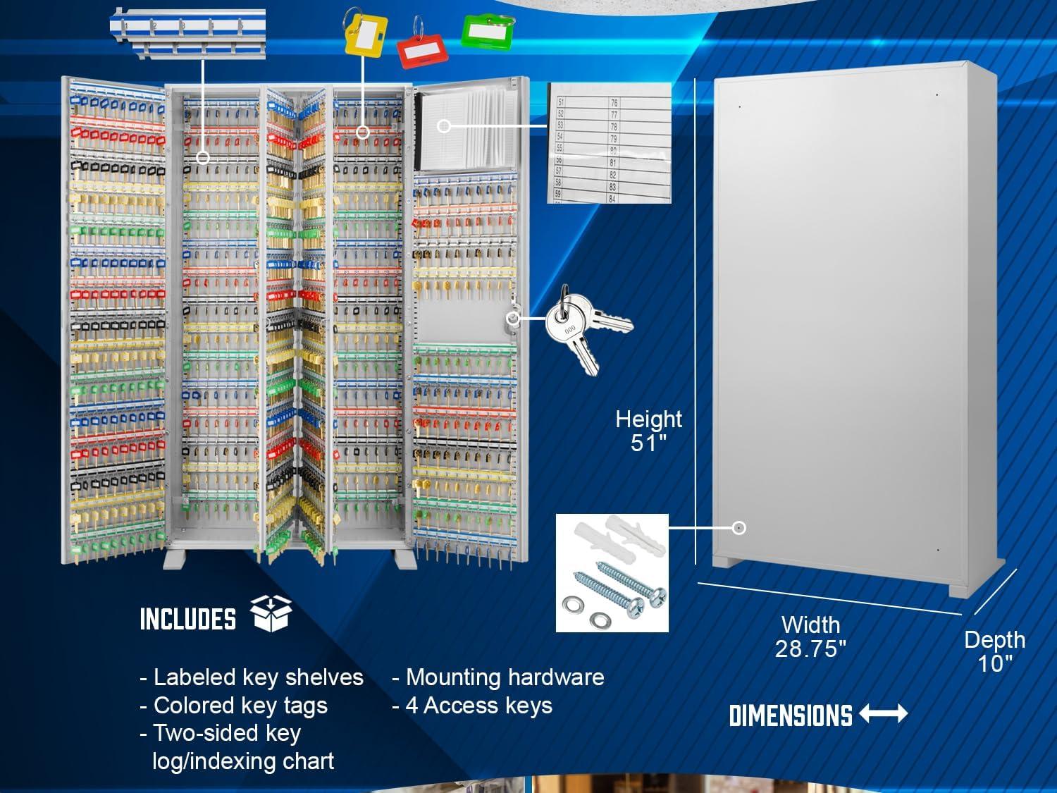 1170 KEY ADJUSTABLE LOCK BOX GREY