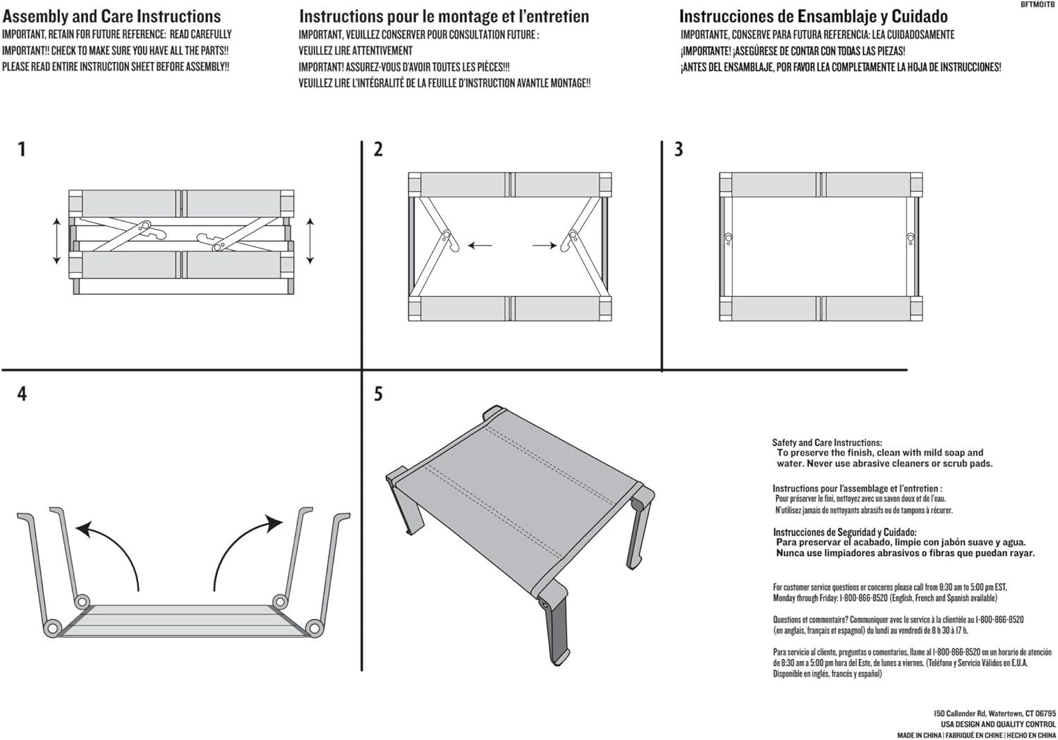 Rectangular Outdoor Folding Side Table