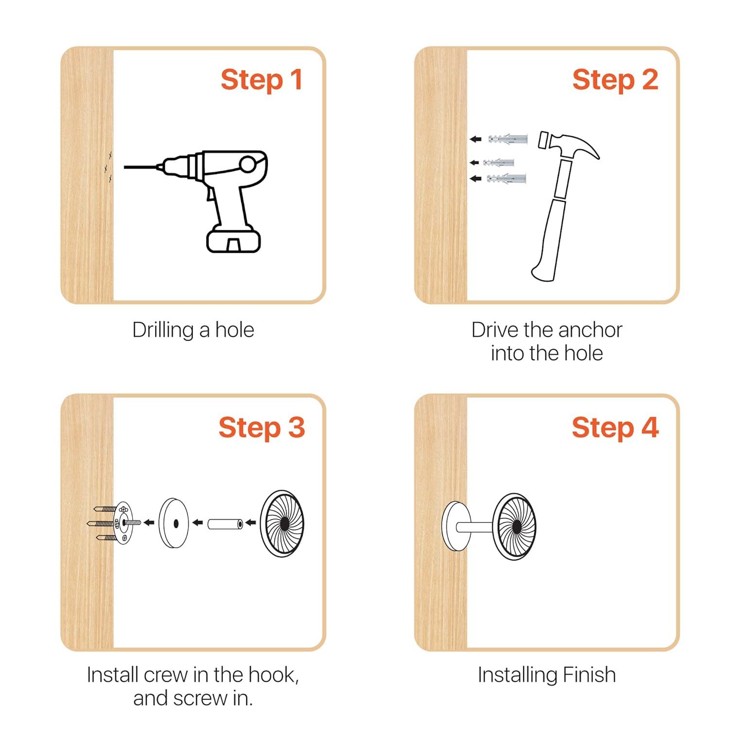 Deco Window 2 Pcs Curtain Holdback for Curtains Wall Mounted Metal Drapery Disc Leaf Hook for Sheer and Blackout Panels (Black Matt)