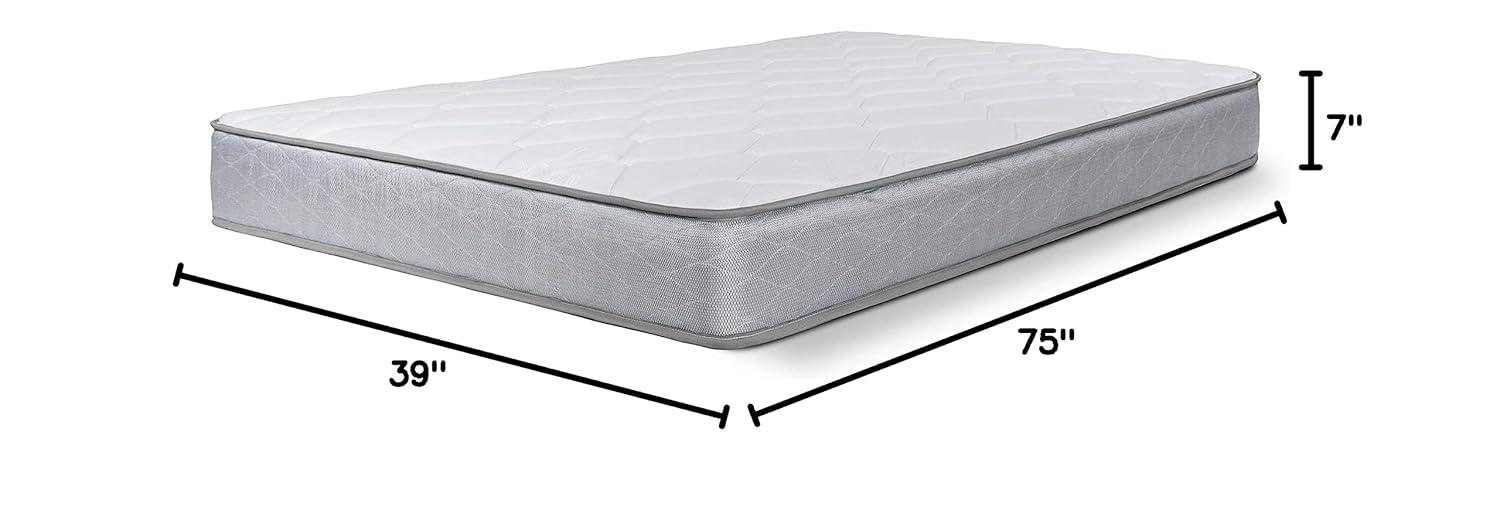 Dreamfoam Bedding Doze 7" Firm Support Foam Mattress, Twin