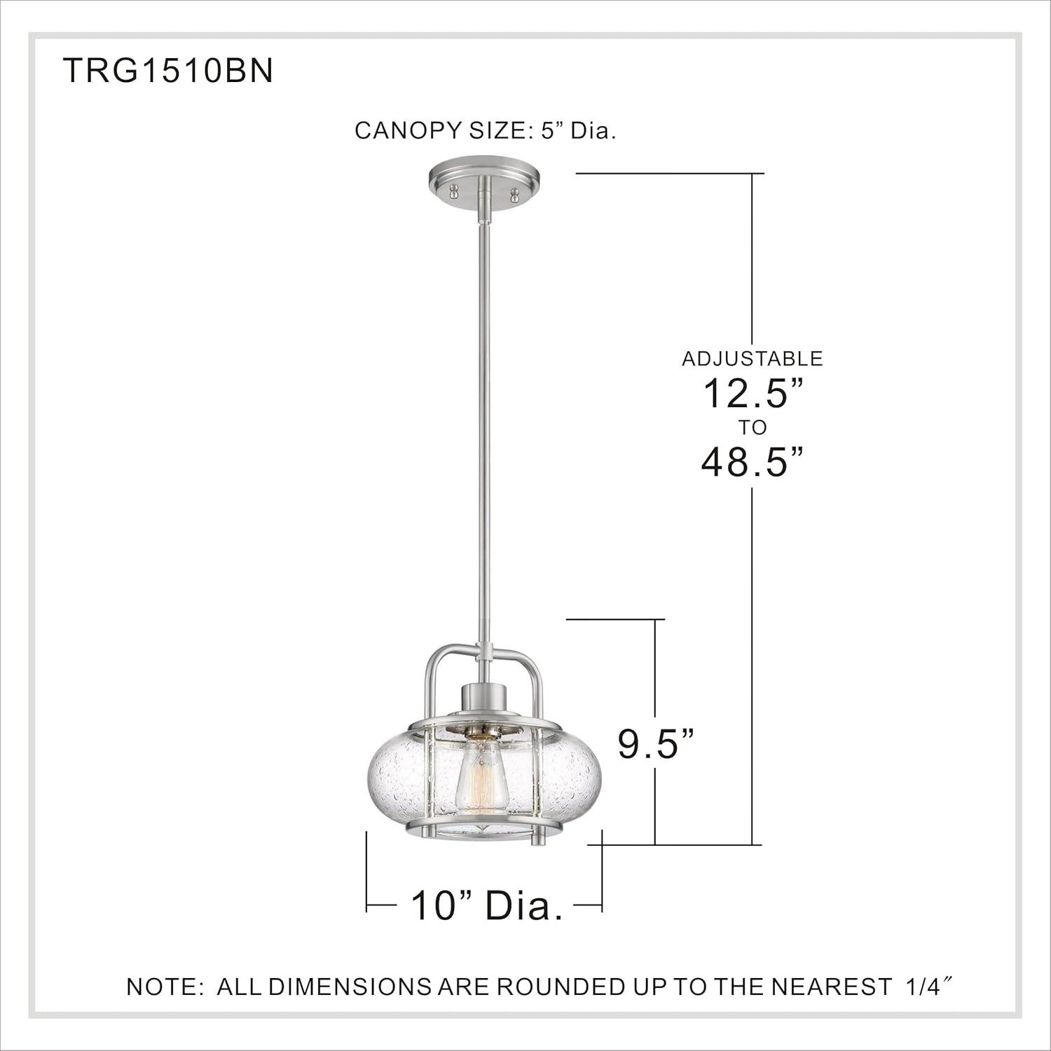 Quoizel Lighting Trilogy 1 - Light Pendant in  Old Bronze
