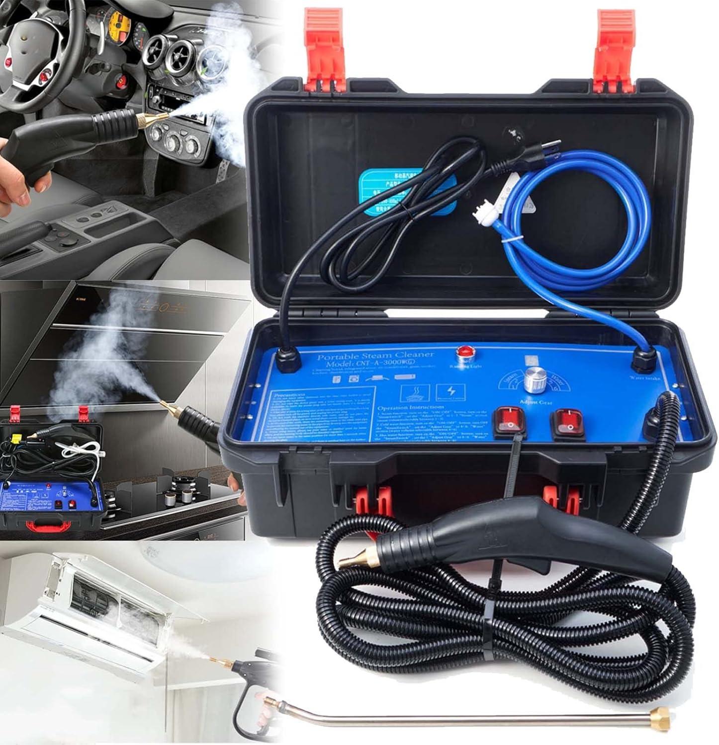 Miumaeov 1700W High Pressure & Temperature Steam Cleaner Cleaning Machine Car Household