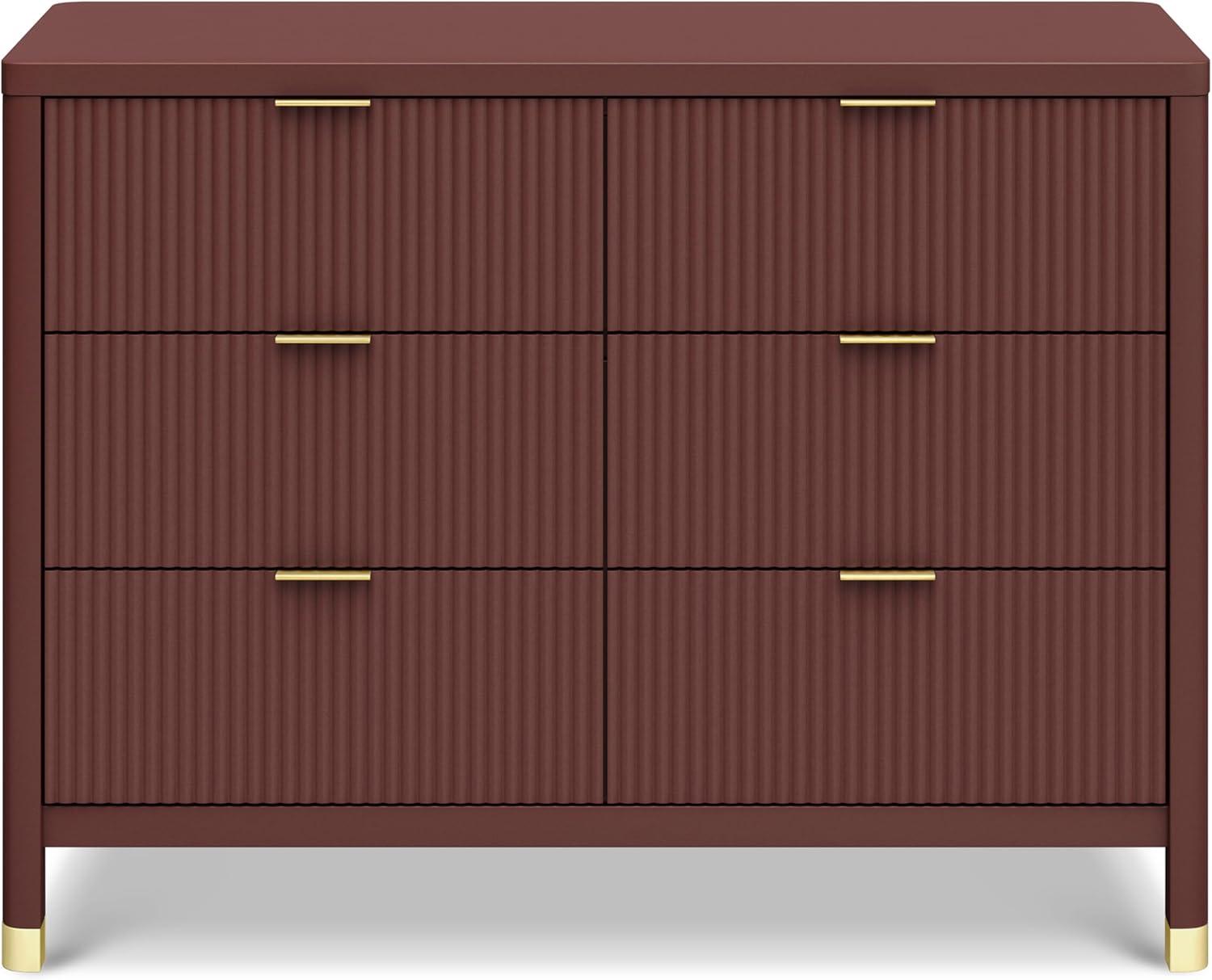 Brimsley Tambour 6 - Drawer Assembled Dresser