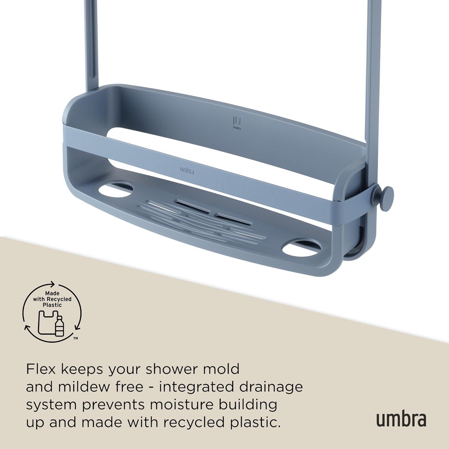 Umbra Flex Wall Mounted Optional Shower Caddy