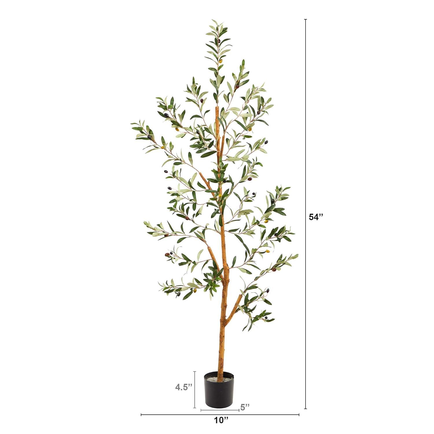 Nearly Natural 4.5-ft Olive Artificial Tree
