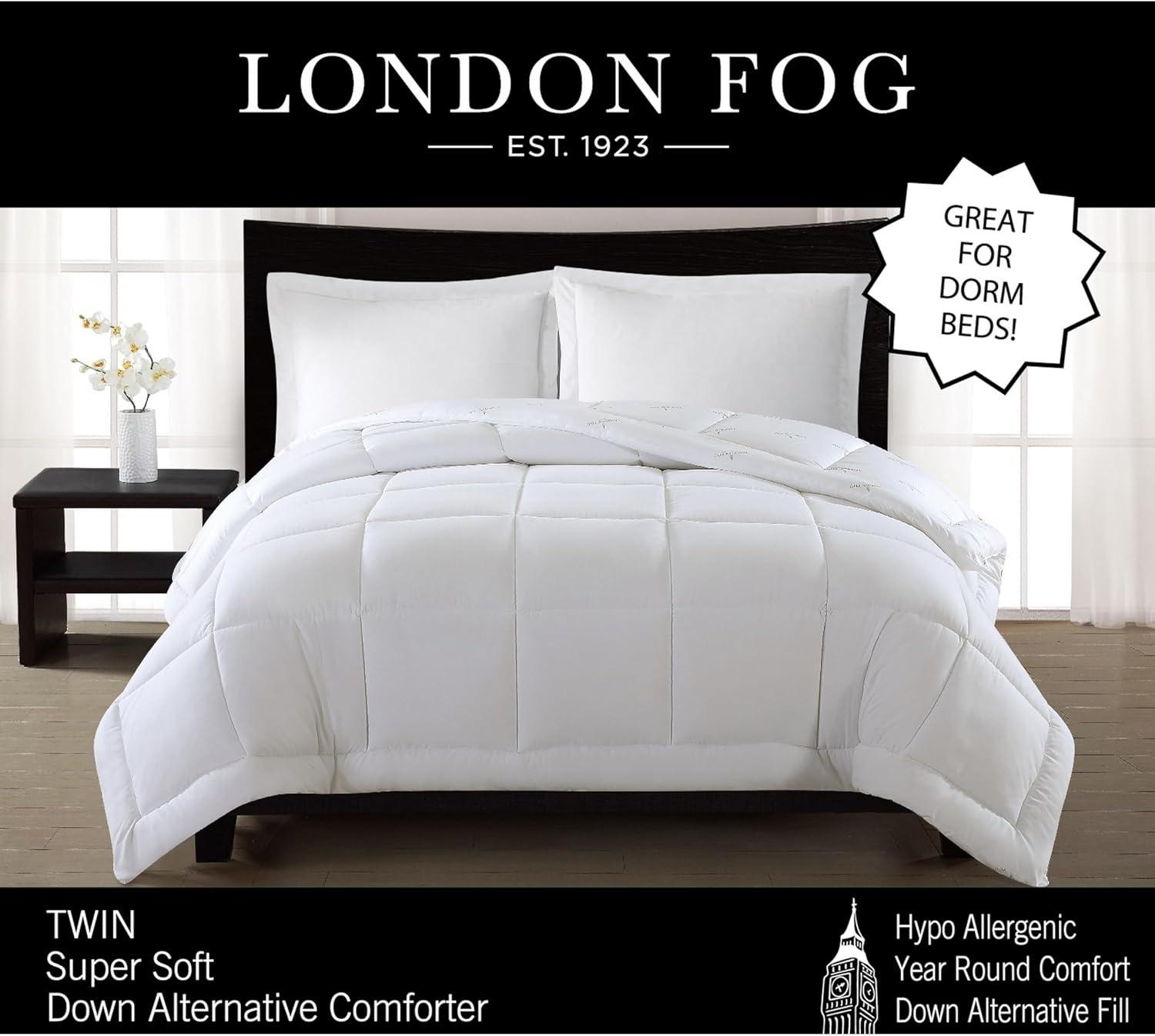London Fog Seersucker Dot Comforter