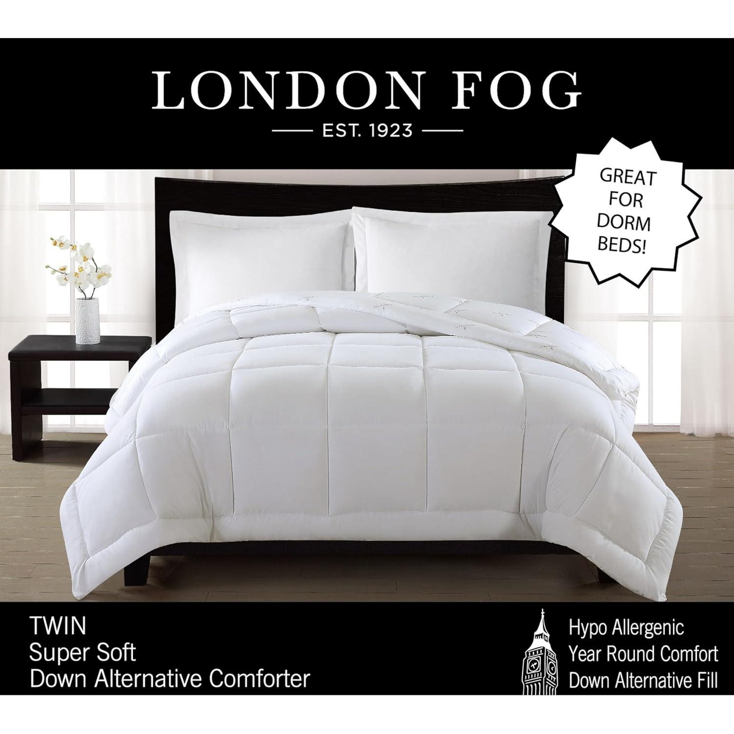 London Fog Seersucker Dot Comforter