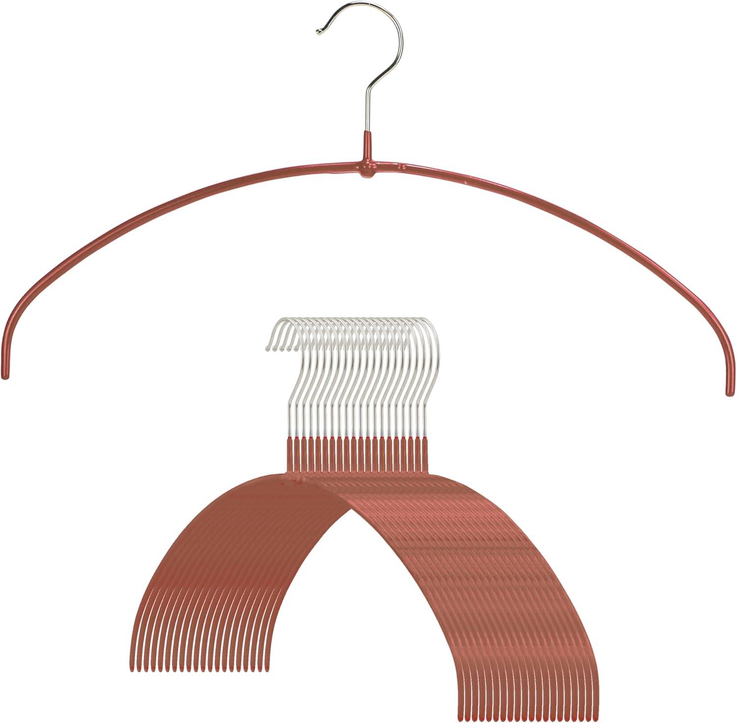 Mawa Metal Non-Slip Standard Hanger for Dress/Shirt/Sweater (Set of 20)