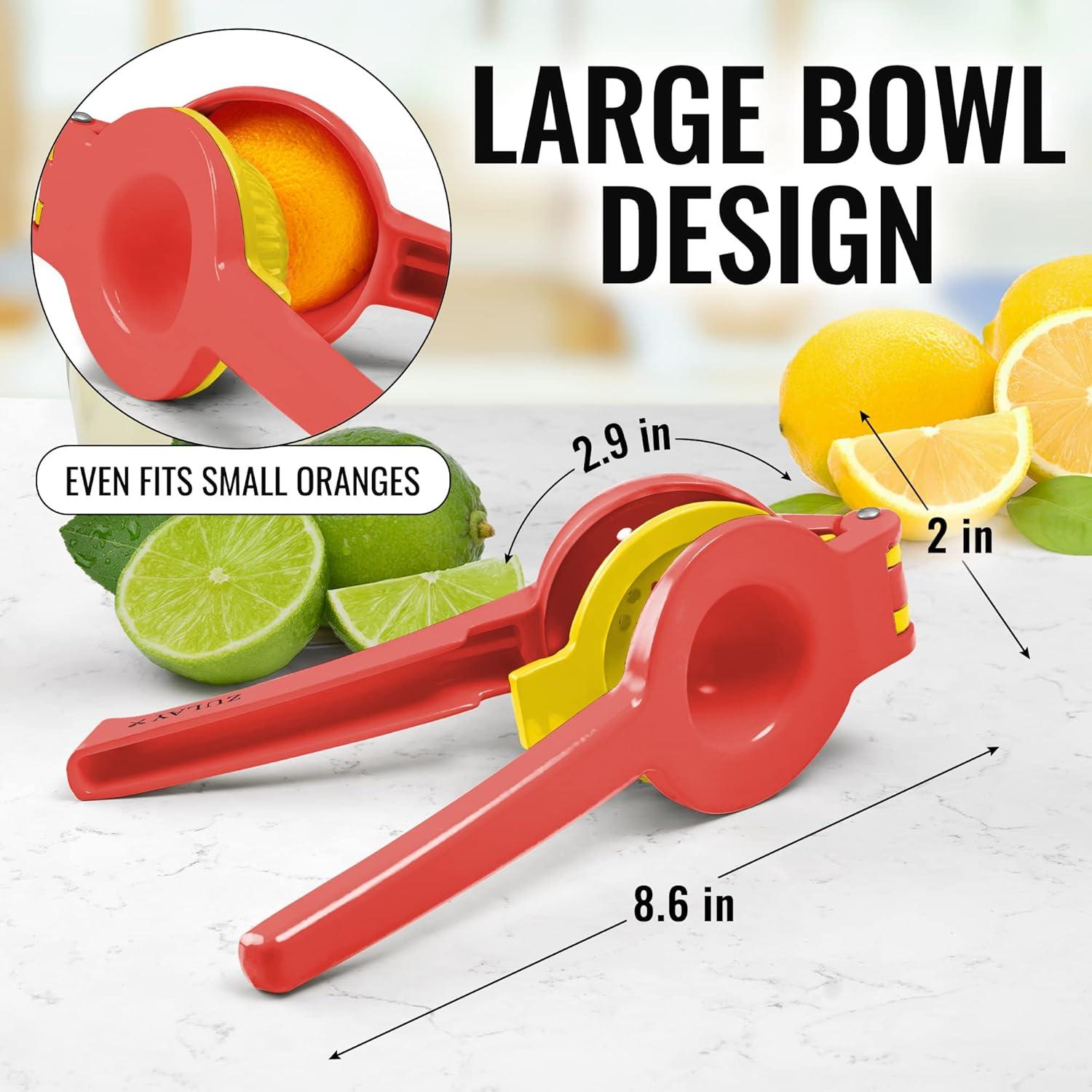 Zulay Kitchen Zulay Kitchen 2-in-1 Manual Lemon Squeezer Manual Juicer Citrus Press