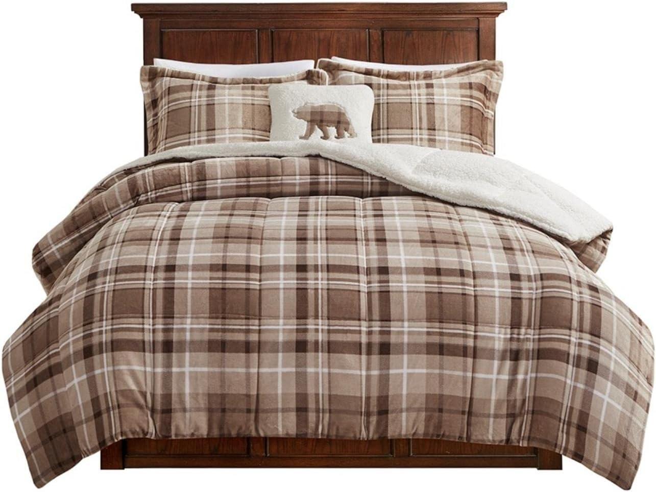 Woolrich Alton Plush to Sherpa Down Alternative Comforter Set