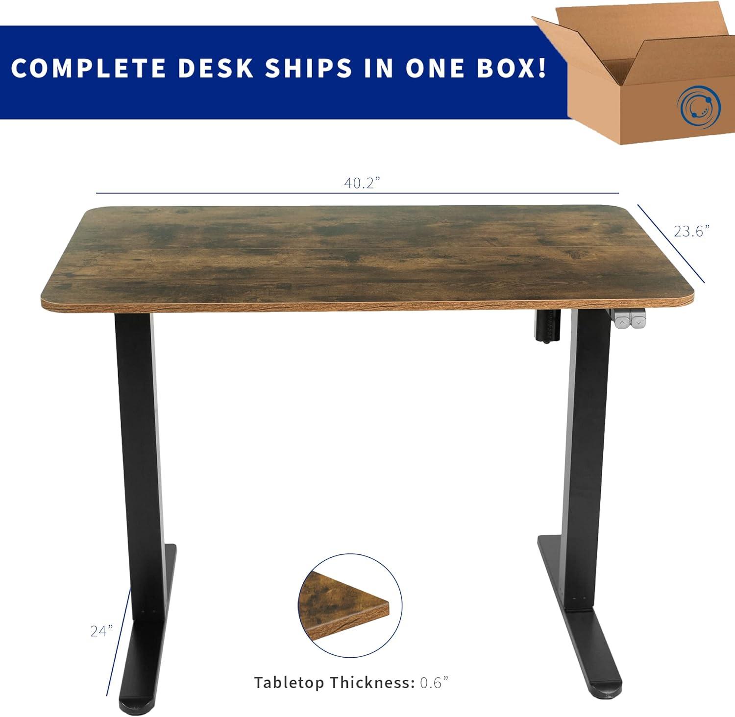 Vivo Vivo Electric 40" x 24" Sit Stand Desk, EP40TB Series