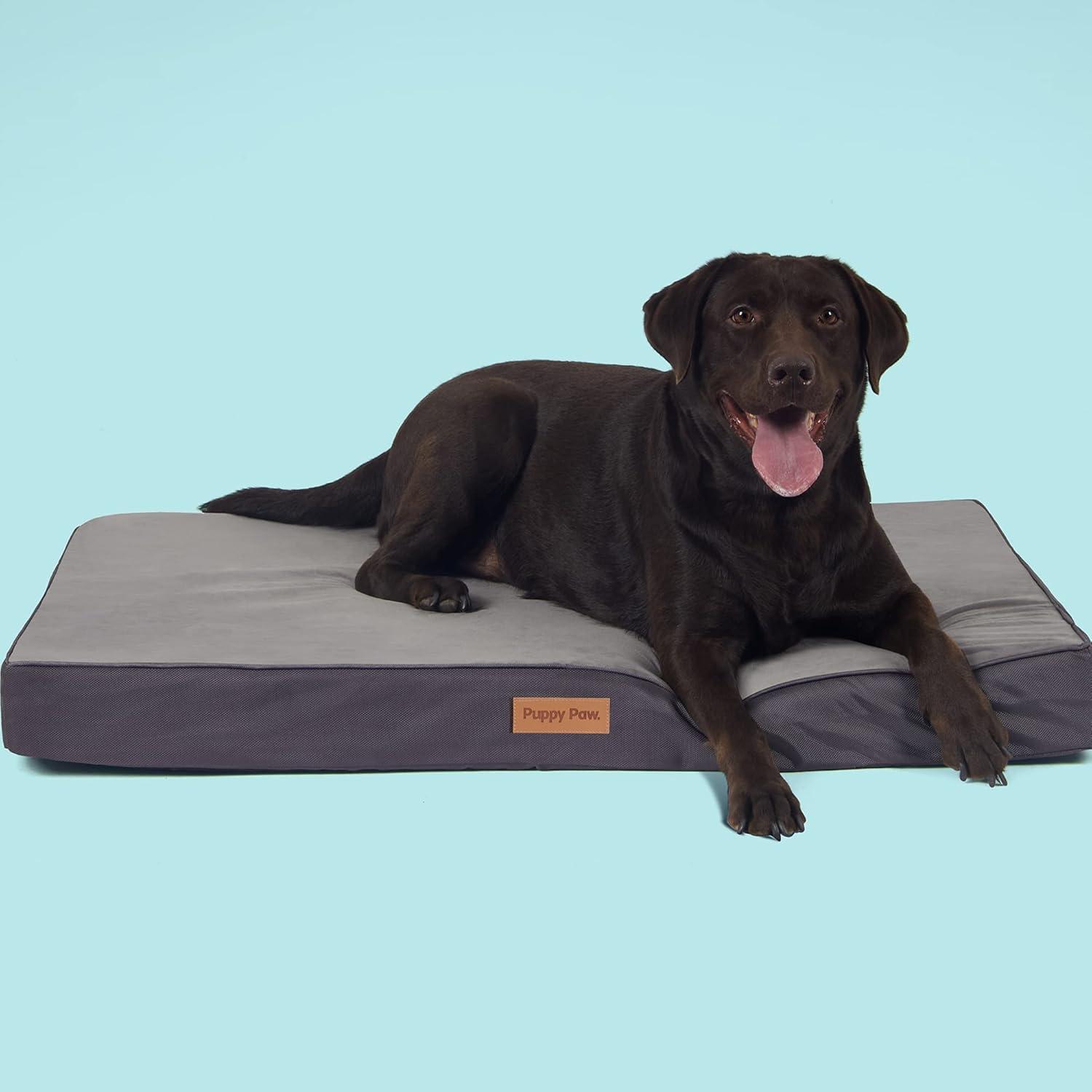 Puppy Paw Orthopedic Polyester Pet Bed