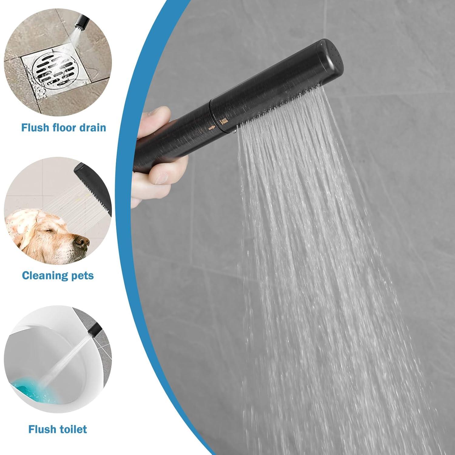 Bathroom Freestanding Tub Filler with Diverter