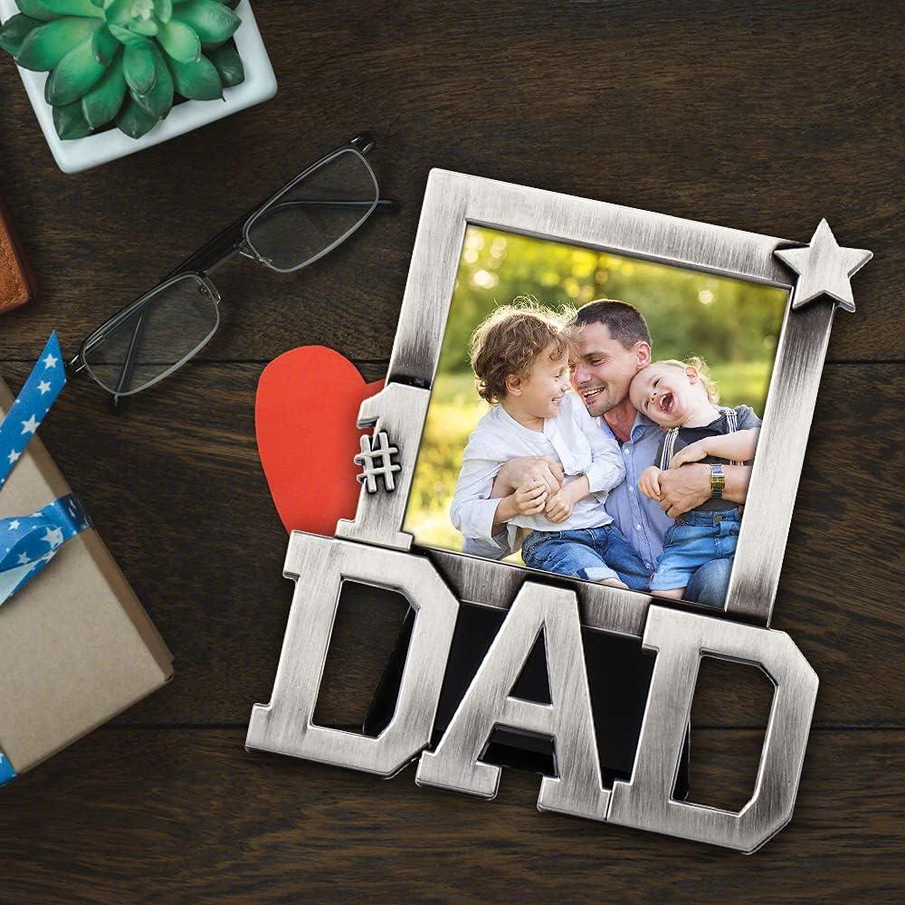 LASODY Dad Picture Frame-Dad gifts,Dad Gifts From Daughter,Dad Birthday Gifts 3x3 inch