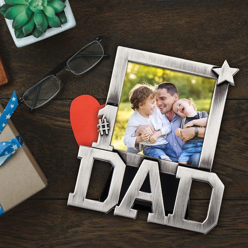 LASODY Dad Picture Frame-Dad gifts,Dad Gifts From Daughter,Dad Birthday Gifts 3x3 inch