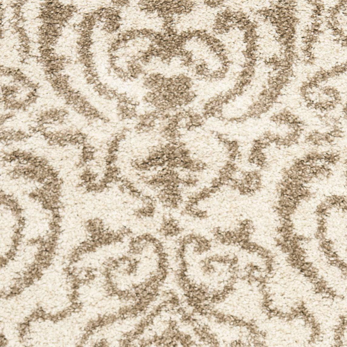 Florida Shag SG462 Power Loomed Indoor Accent Rug - Cream/Beige - 3'3"x5'3" - Safavieh.