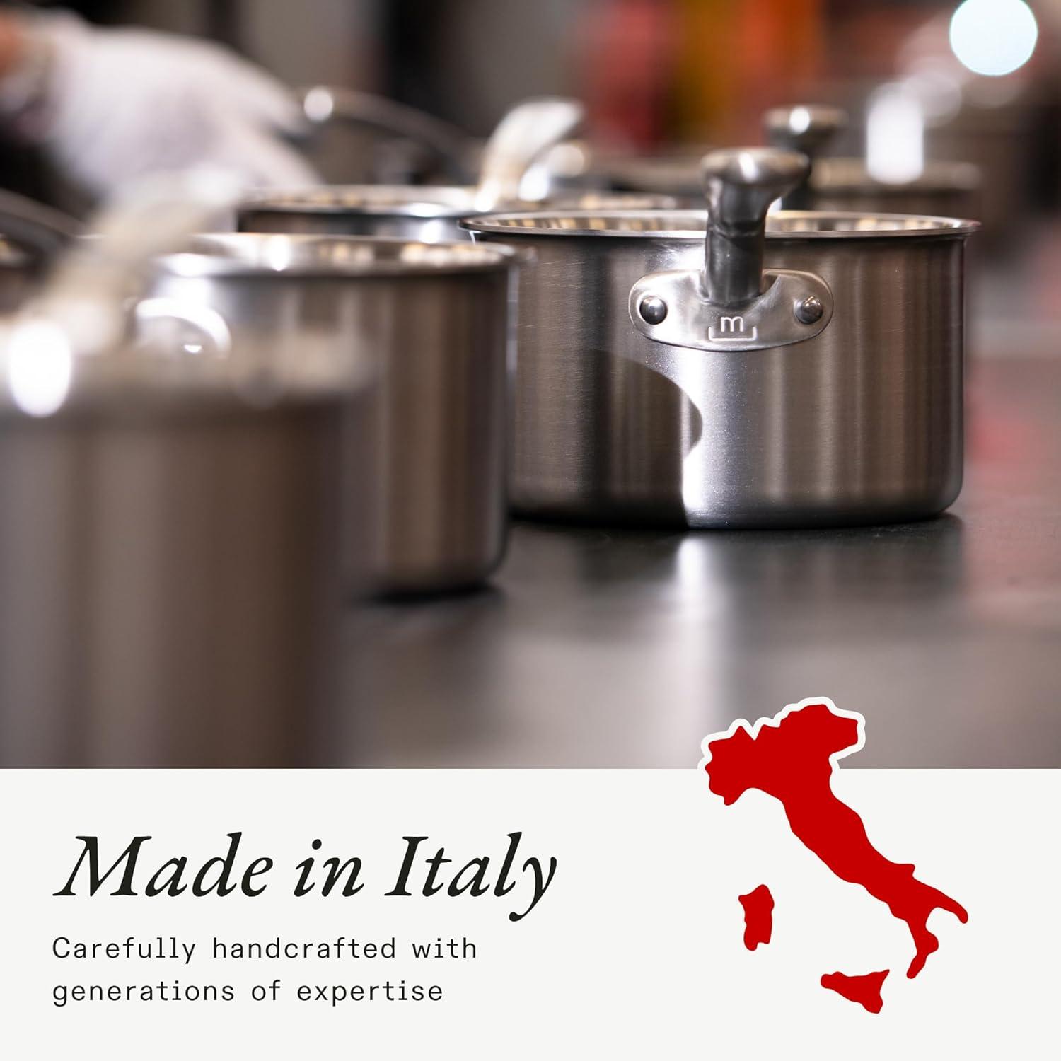 6 Quart Stainless Steel Rondeau Pot with Lid