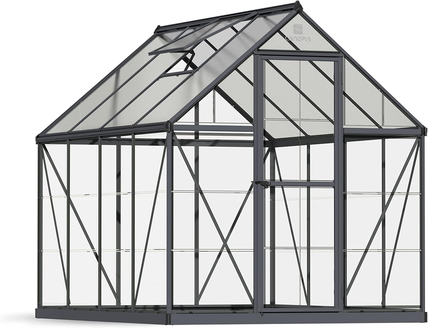 Palram - Canopia Hybrid Polycarbonate Hobby Greenhouse