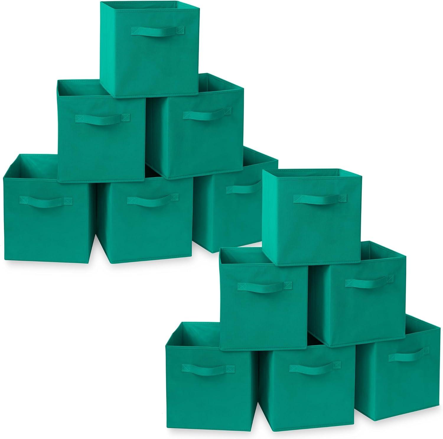 Casafield Collapsible Fabric Cubes, 11" Storage Bins (Set of 12) (Set of 12)