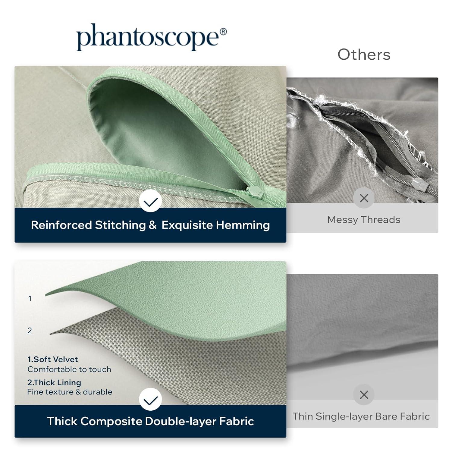 Phantoscope Reversible Throw Pillow (Set of 2)