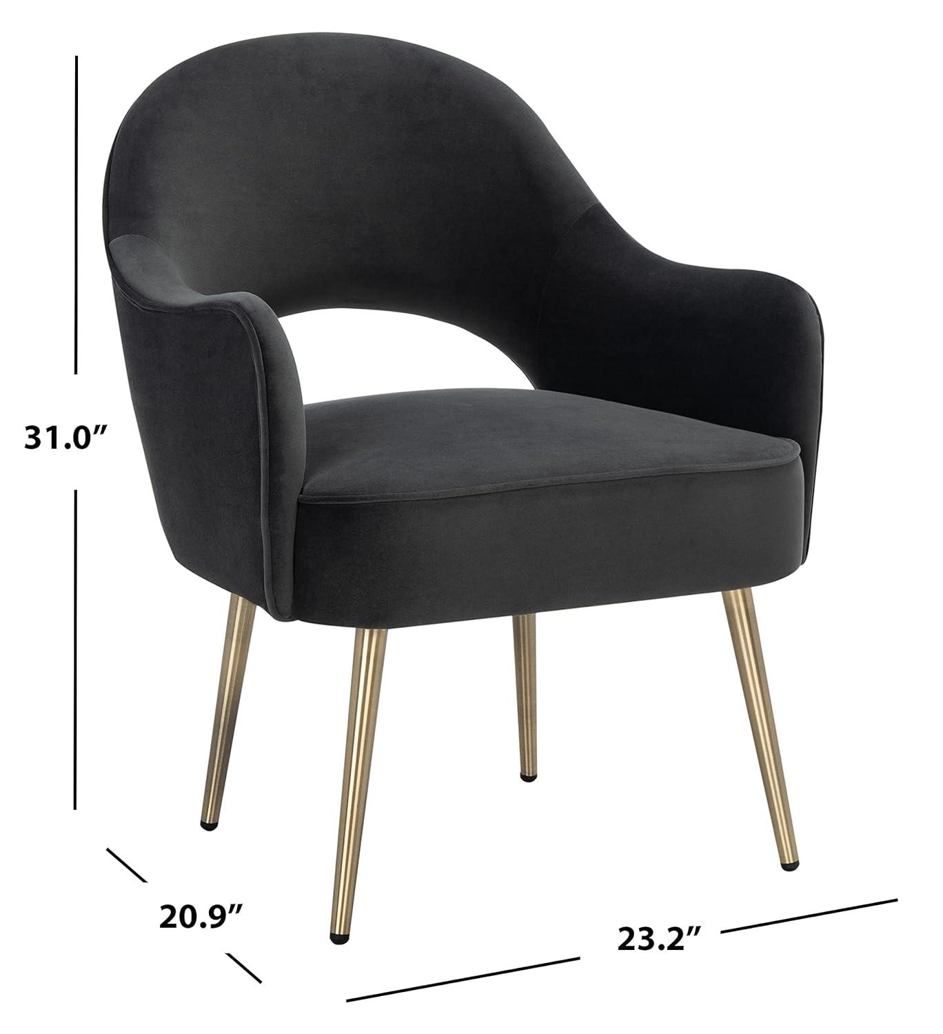 Dublyn Accent Chair - ACH4001 - Black - Safavieh