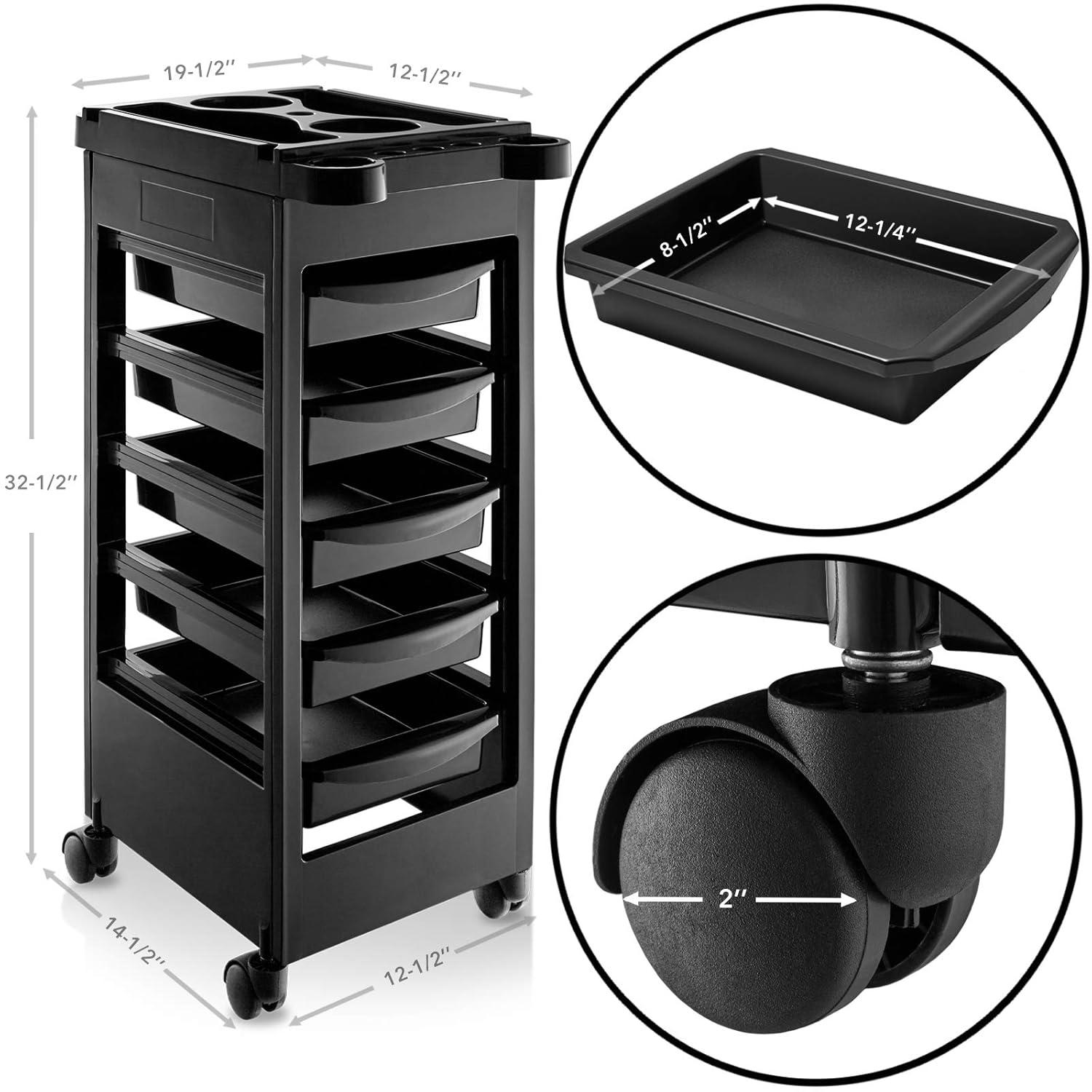 Saloniture Mobile Equipment Cart & Salon Trolley