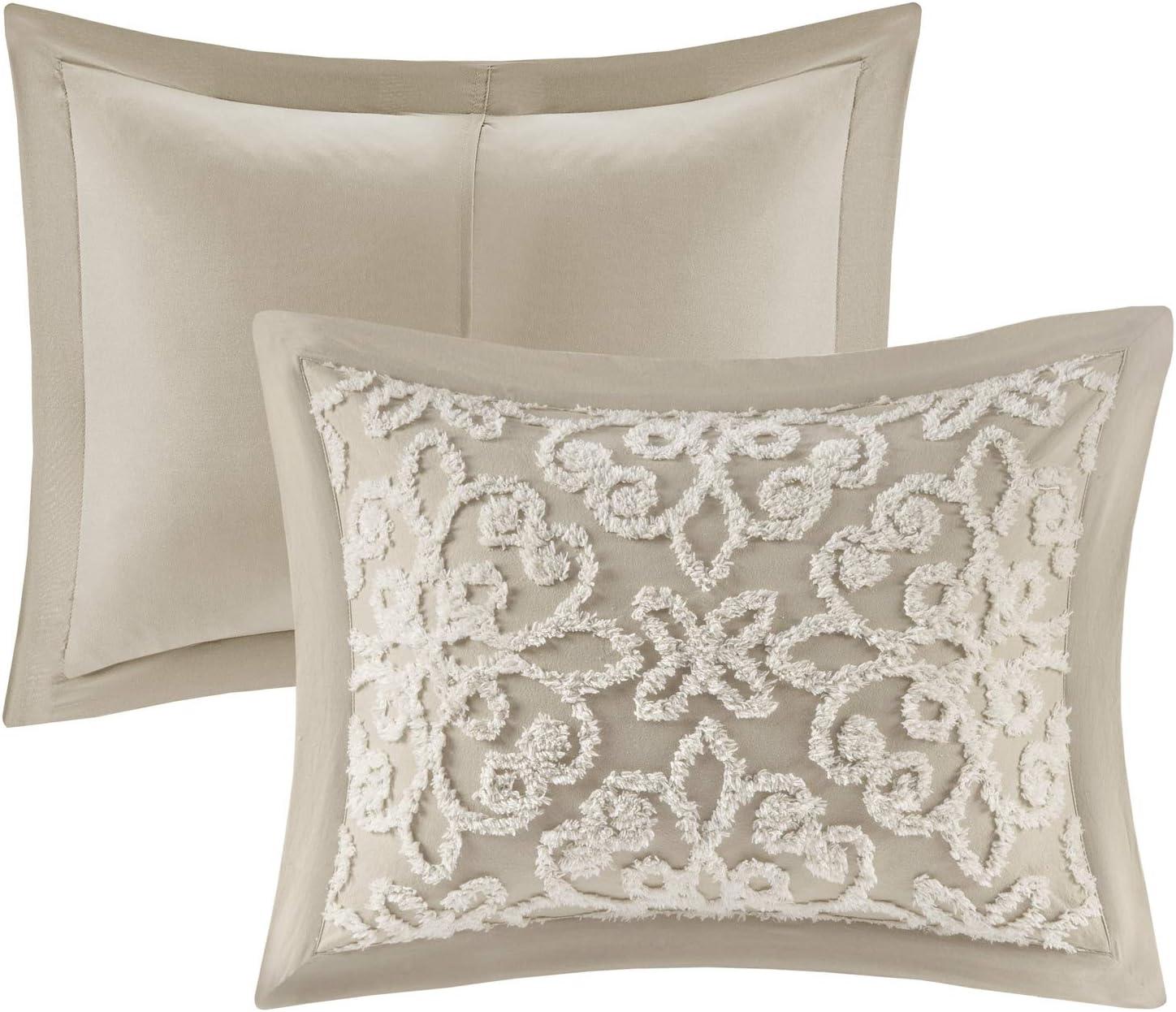 Kelly Clarkson Home Emberly Tufted 100% Cotton Sateen Coverlet Set in Farmhouse Style