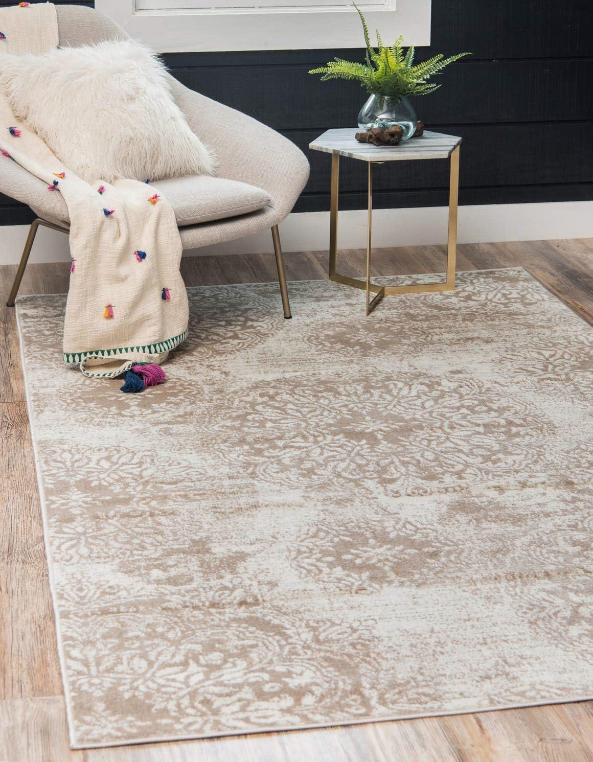 Unique Loom Sofia Grand Floral Indoor Woven Area Rug