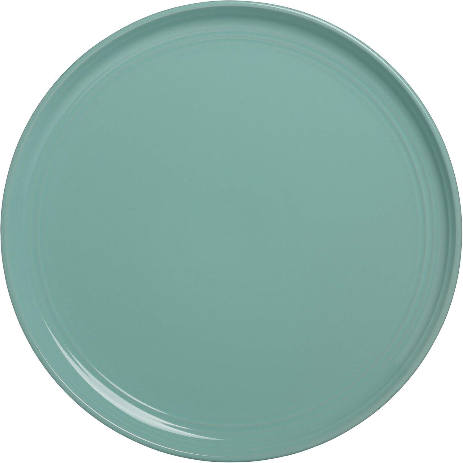 Seafoam Ceramic 16-Piece Dinnerware Set with Glossy Finish