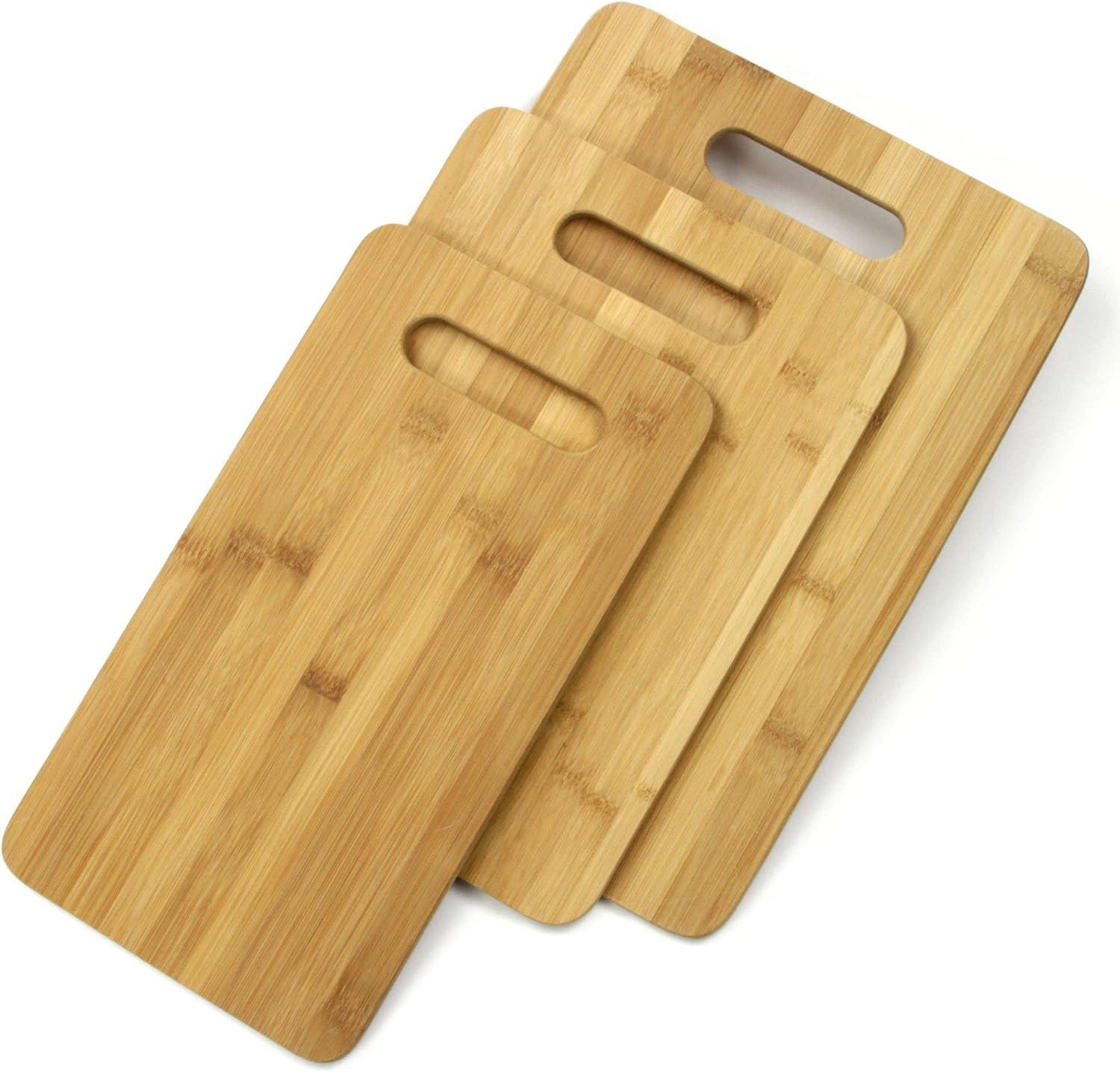 Chef Craft Classic Bamboo Cutting Board, 7.5 x 14 inch, Natural