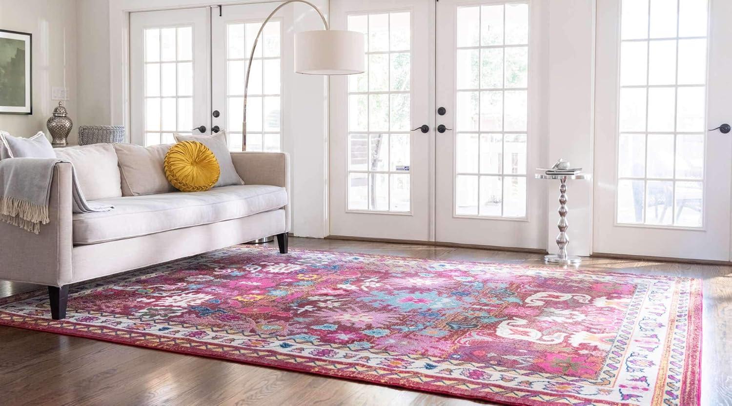 Medici Multi-Color Synthetic Bohemian Area Rug 8' x 11'