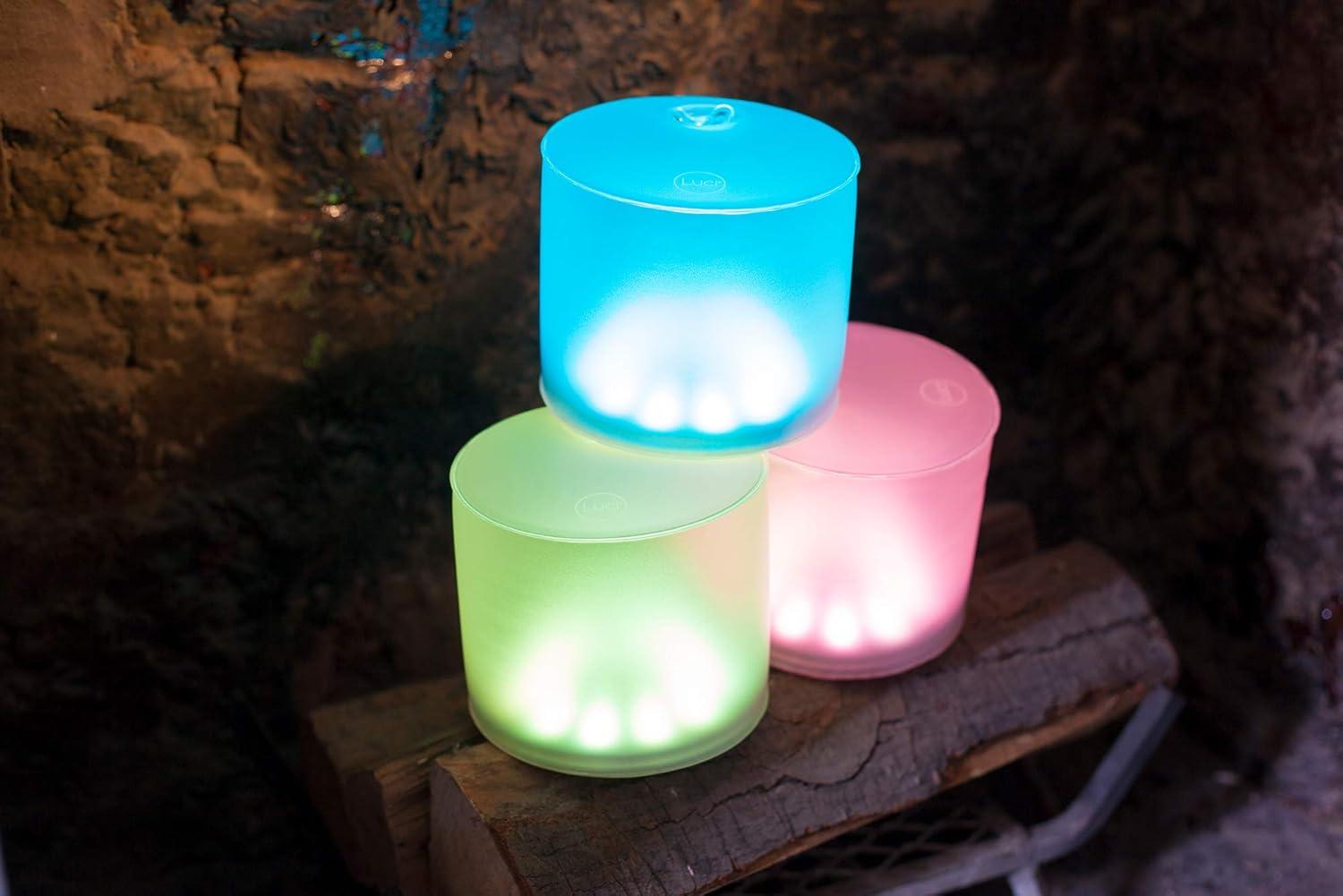 MPOWERD MPOWERD Luci Lux Solar Inflatable Rechargeable LED Lantern, 5", Waterproof, Shatterproof