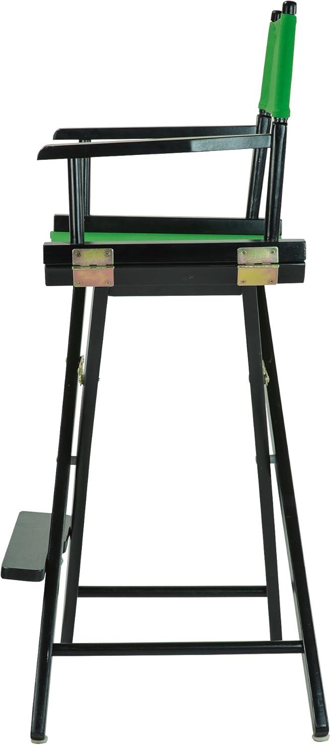 30" Director's Chair Black Frame-Green Canvas