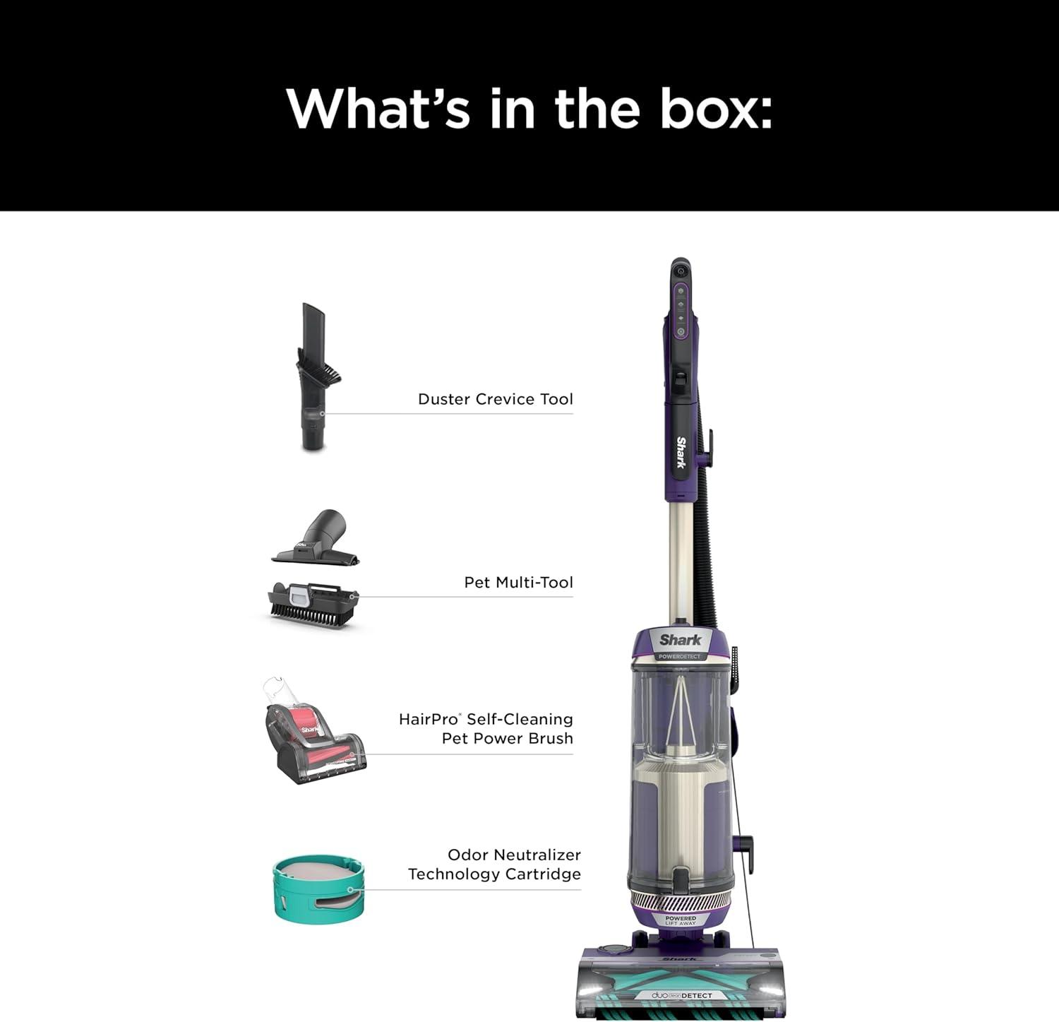 Shark Purple Bagless Upright Vacuum with HEPA Filter