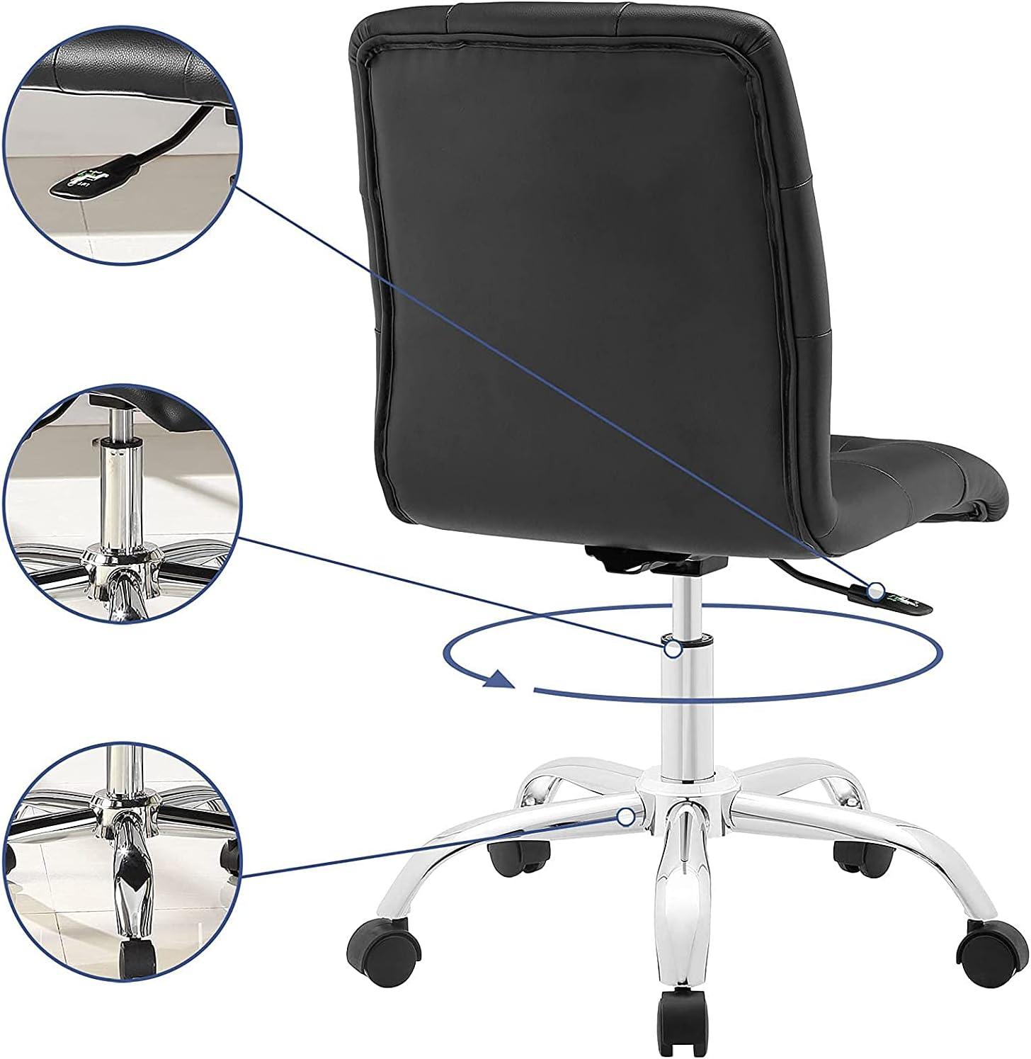 Modway Modway Prim Armless Mid Back Office Chair
